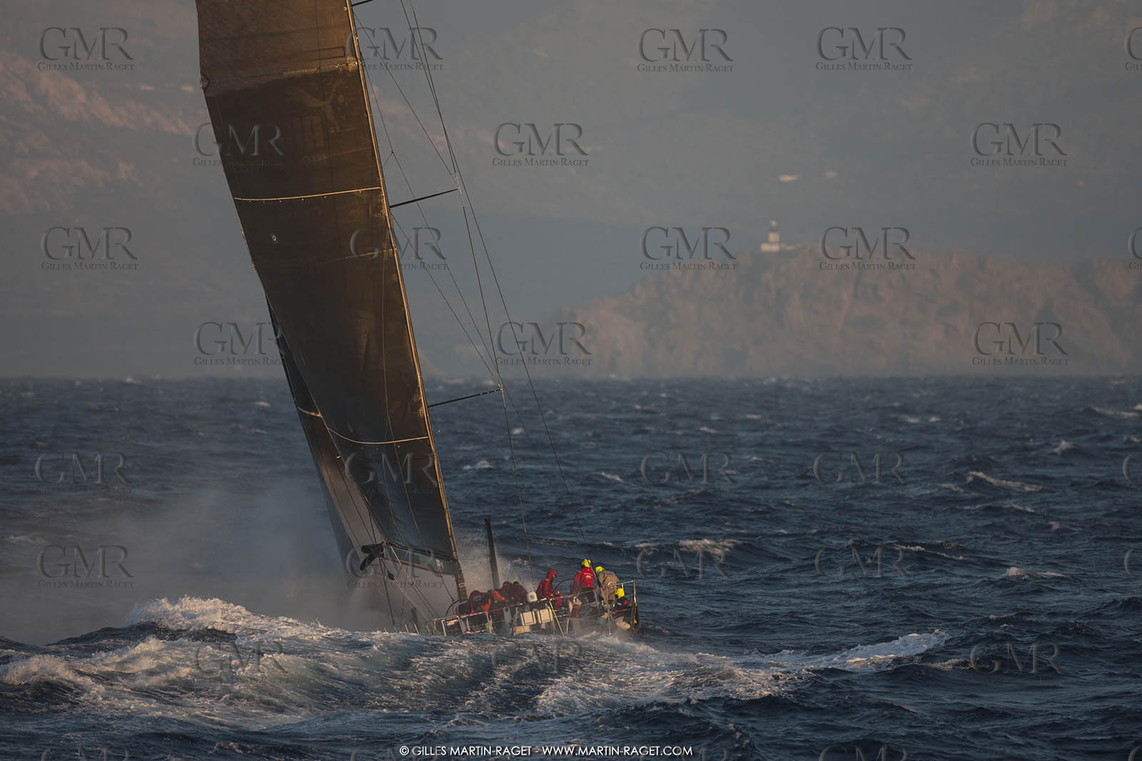 09 10 2017, Calvi (FRA,20), VOR 70 Babsy, Tentative de record autour de la Corse à la voile, skipper Franck Cammas