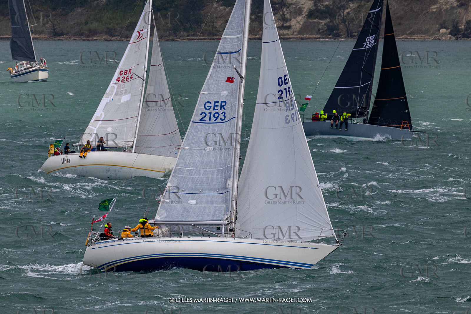 26 07 2025, Cowes (UK, IOW), Admiral's Cup 2025, Rolex Fastnet Race start,
