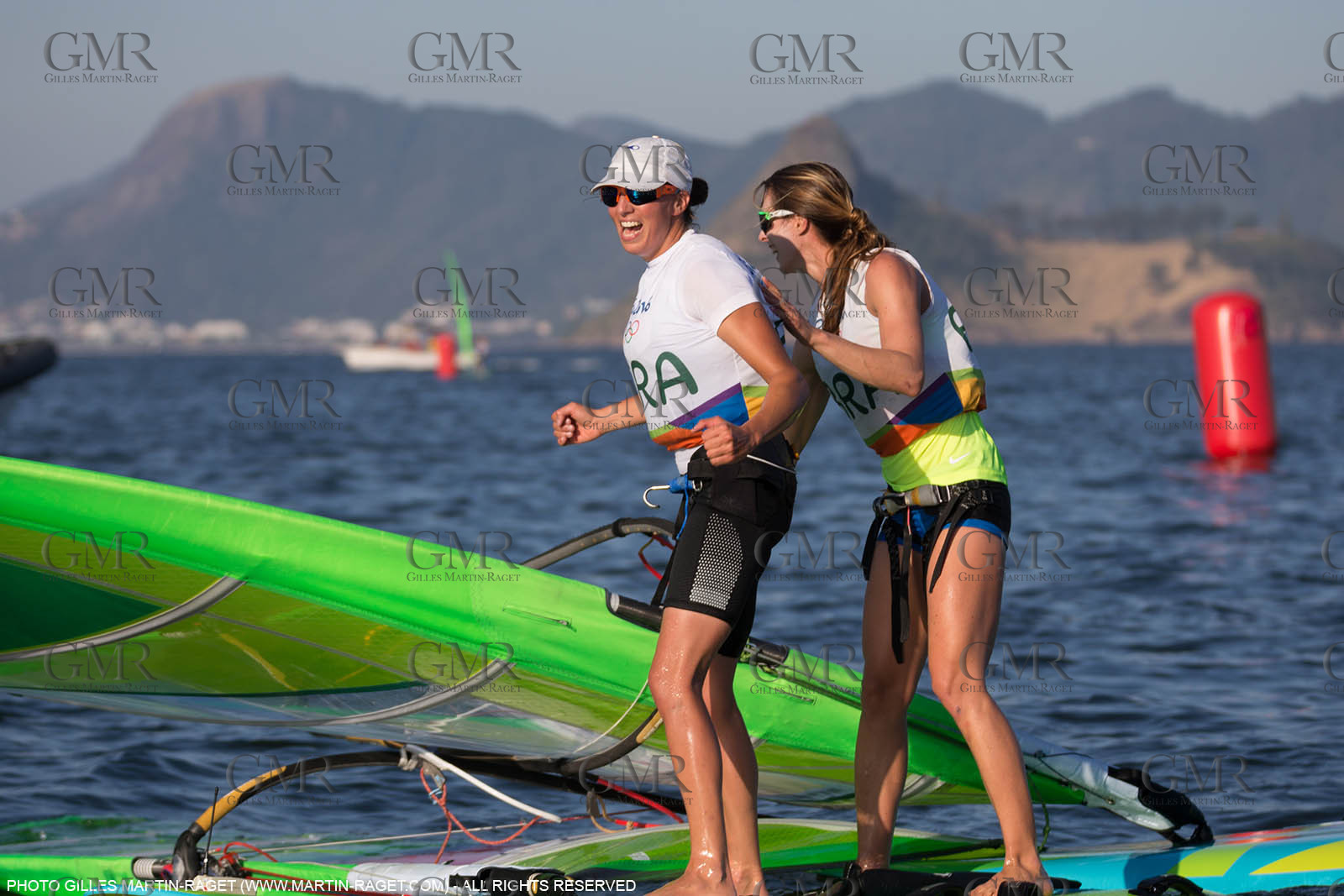 14 08 2016, Rio de Janeiro (BRA), 2016 Olympic Games, Sailing, RSX Women medal race, Charline Picon (FRA), gold medalist