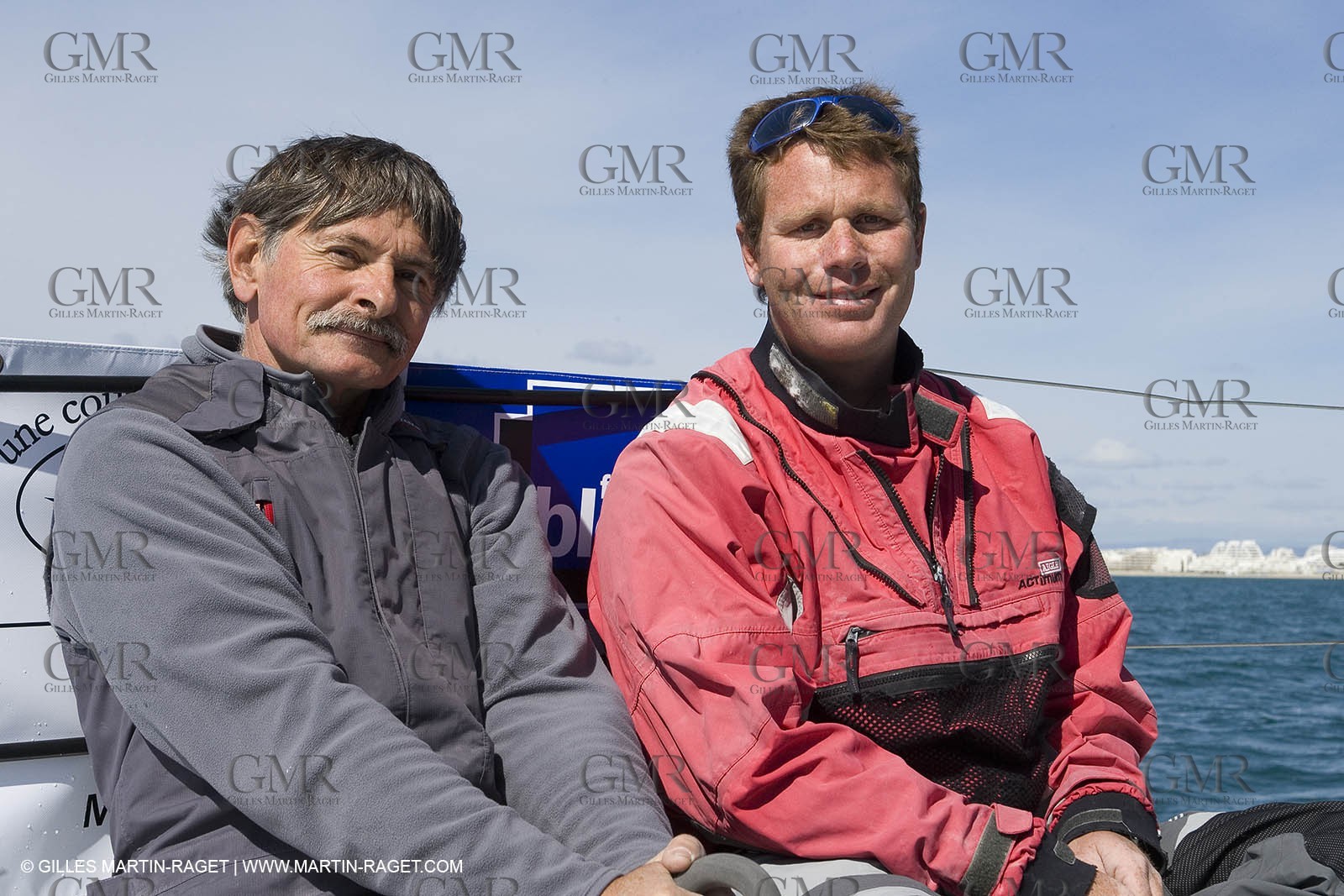 27 03 08- La Grande Motte- (FRA,34) Transat AG2R 2008- Jean-Paul Mouren- Laurent Pellecuer