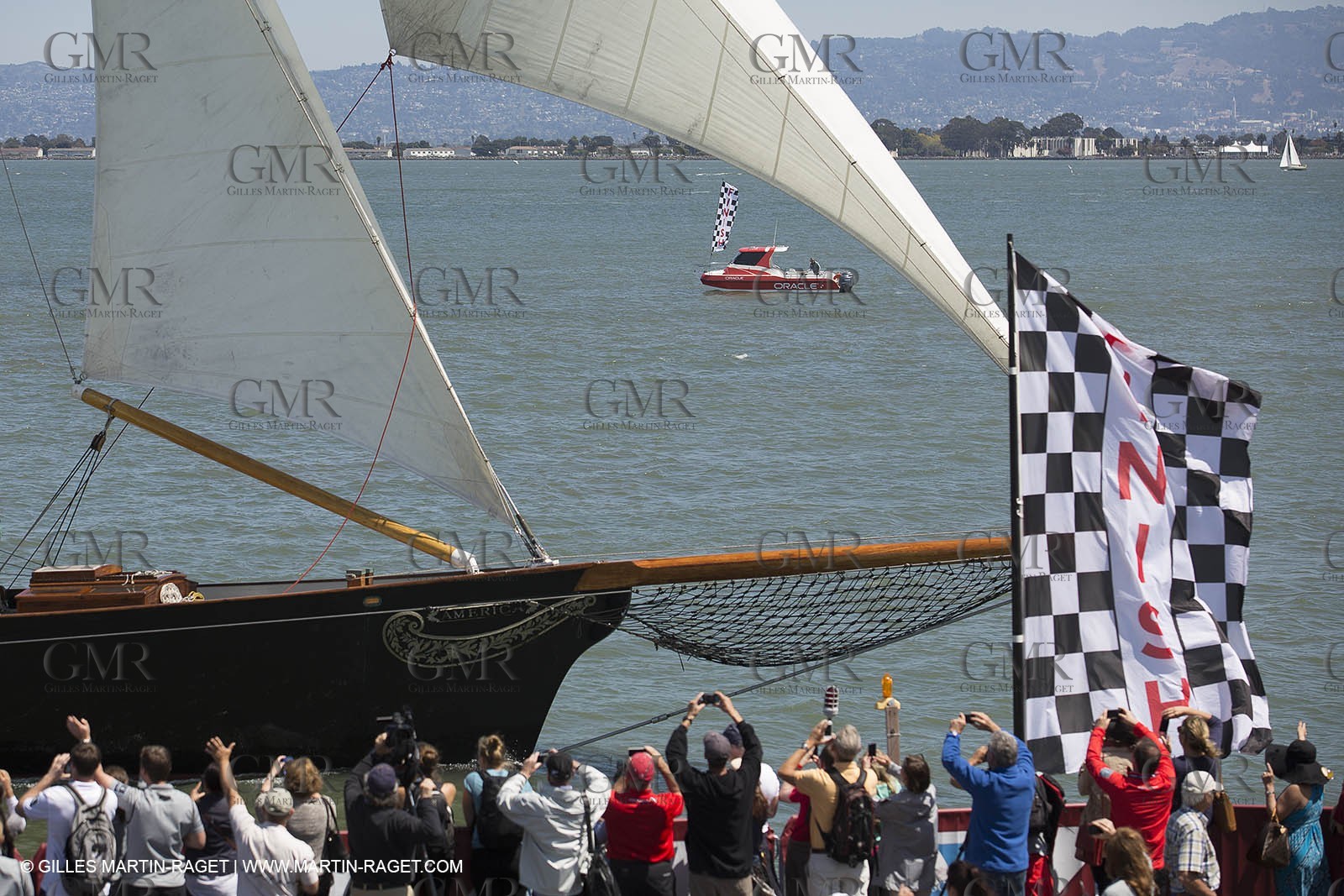 22 08 2013 - San Francisco (USA,CA) - 34th America's Cup - 162nd anniversary of Schooner America win in Cowes (UK,IOW)