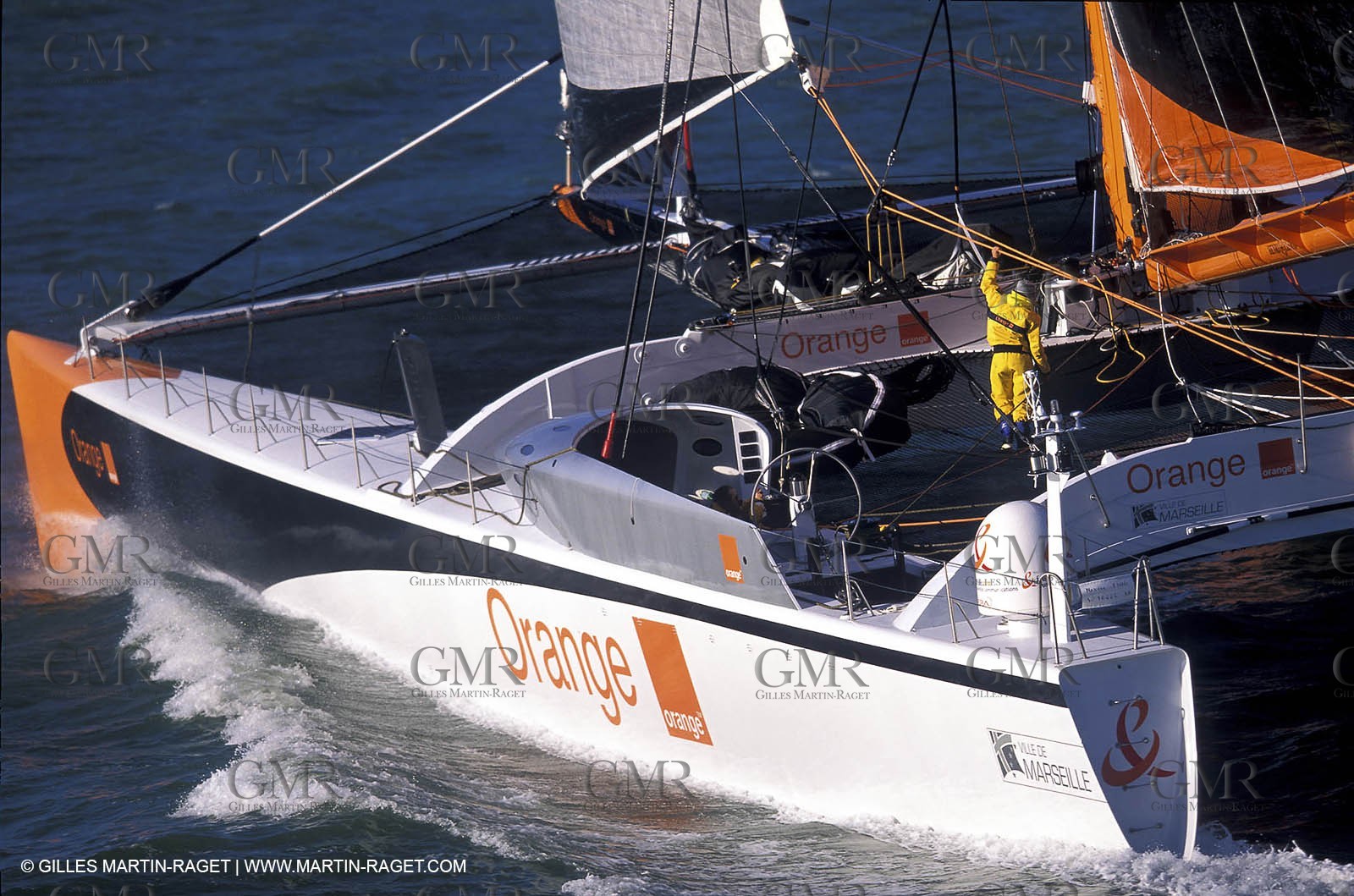 La Trinité mer - Orange II first sea trials