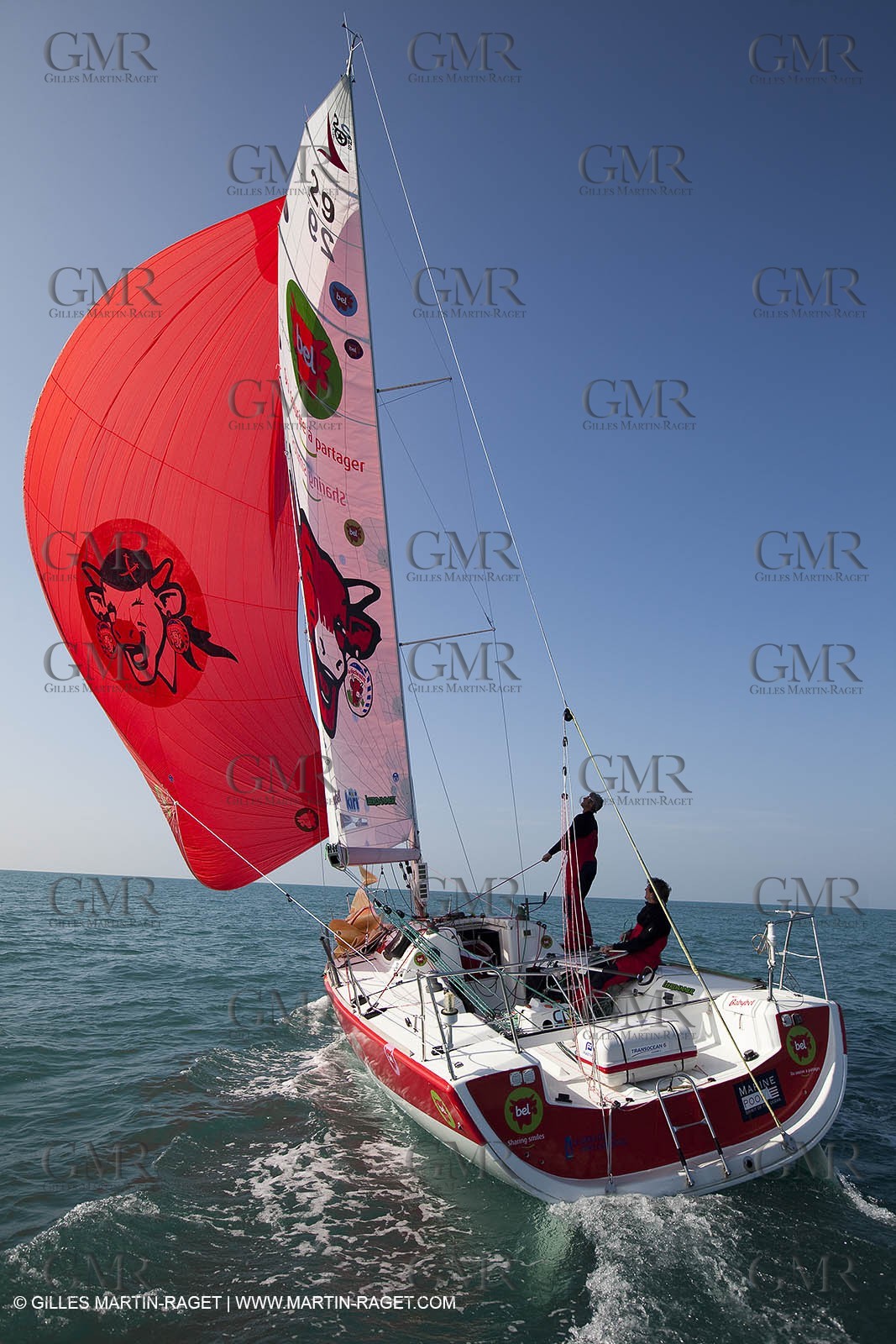 13 03 2010 -  La Grande Motte   Port Camargue (FRA) - Groupe Bel - Kito de Pavant   Sebastien Audigane training for Transat AG2R
