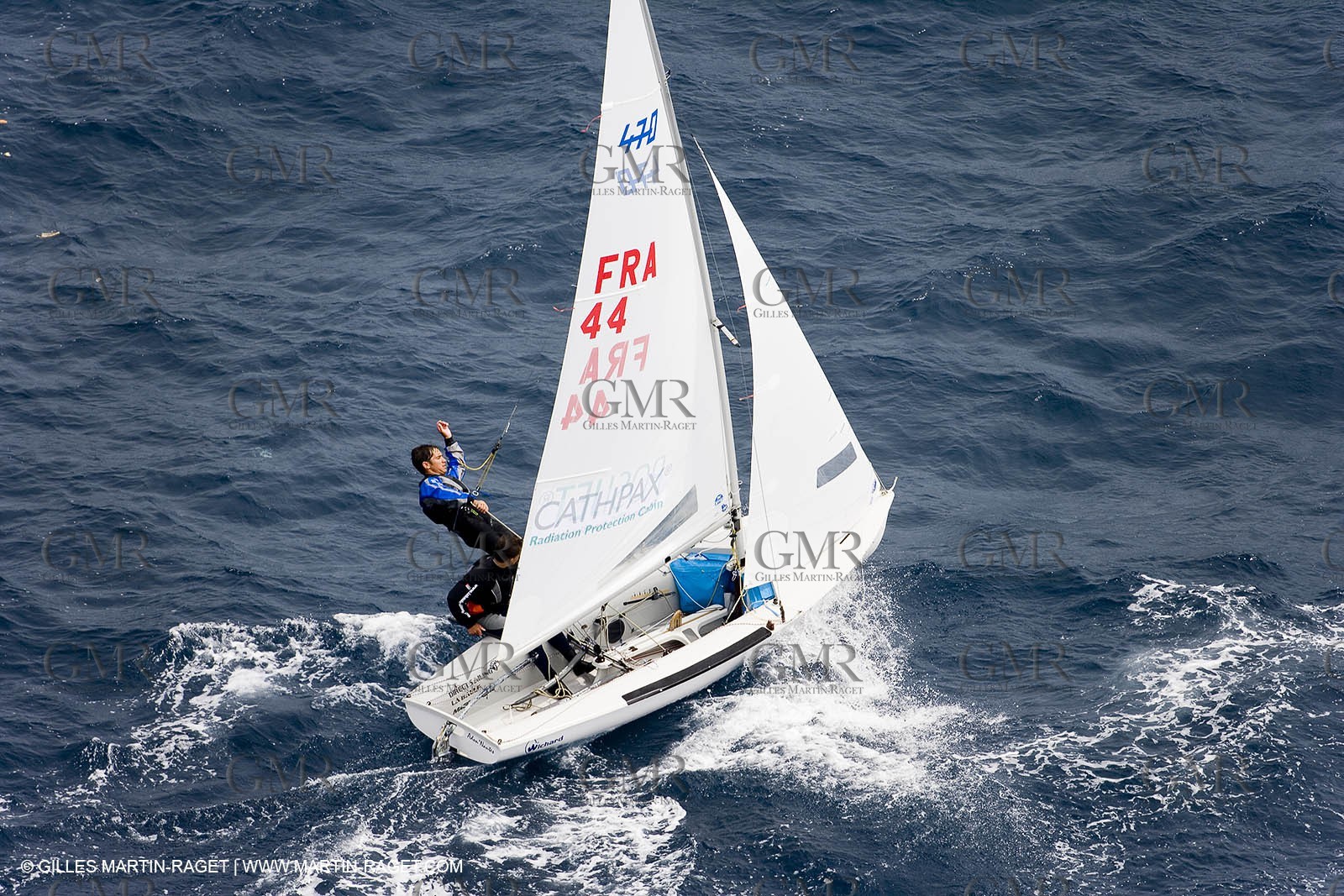 26 04 2007 - 2007 Semaine Olympique Française - Hyères (South of France) - Day 5 - Team France - 470 Homme - Leboucher-Garos