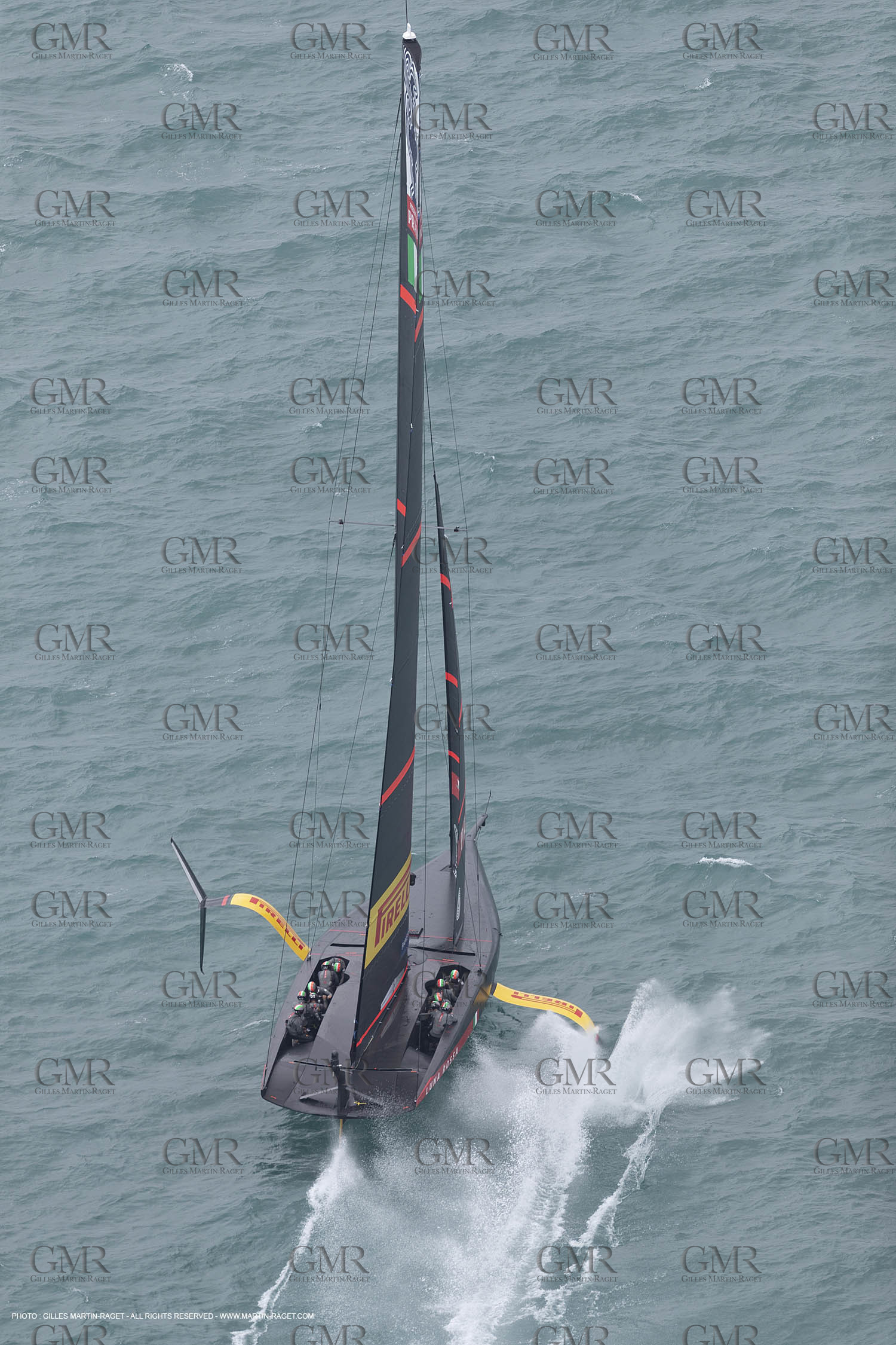 10 12 2020 - Auckland (NZL) - 36th America's Cup - Practice Sessions - Day 2 -Luna Rossa Prada Pirelli Team