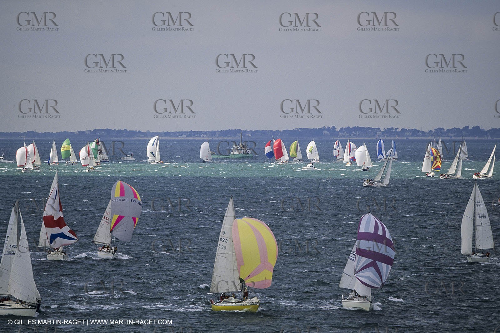 Sailing, Yacht Racing, Spi Ouest France, La Trinité sur mer (Britanny)