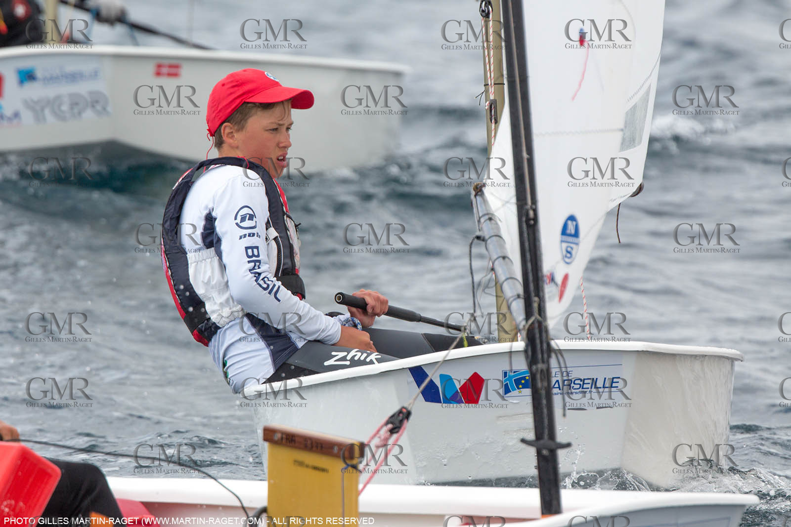 15 04 2016, Marseille (FRA,13), SNIM Dériveurs, Coupe Internationale de Printemps Optimist, Final Day