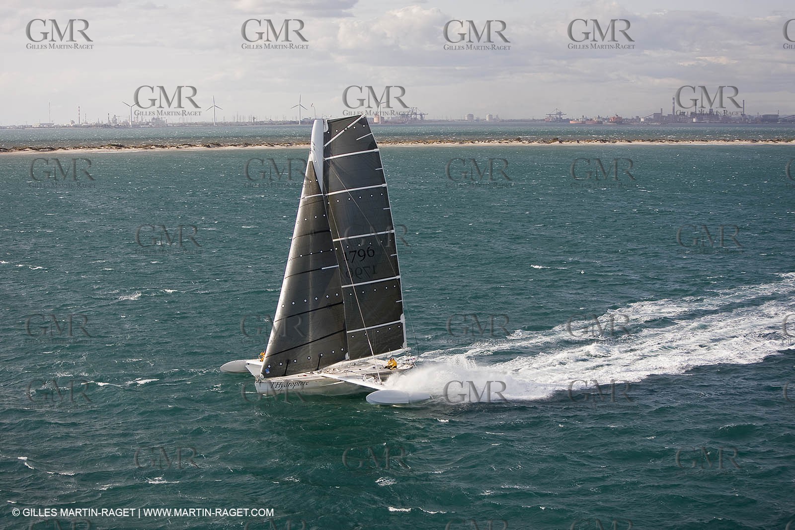03 10 2008 - Fos   mer (FRA, 13) - L'Hydroptère - Speed record attempt
