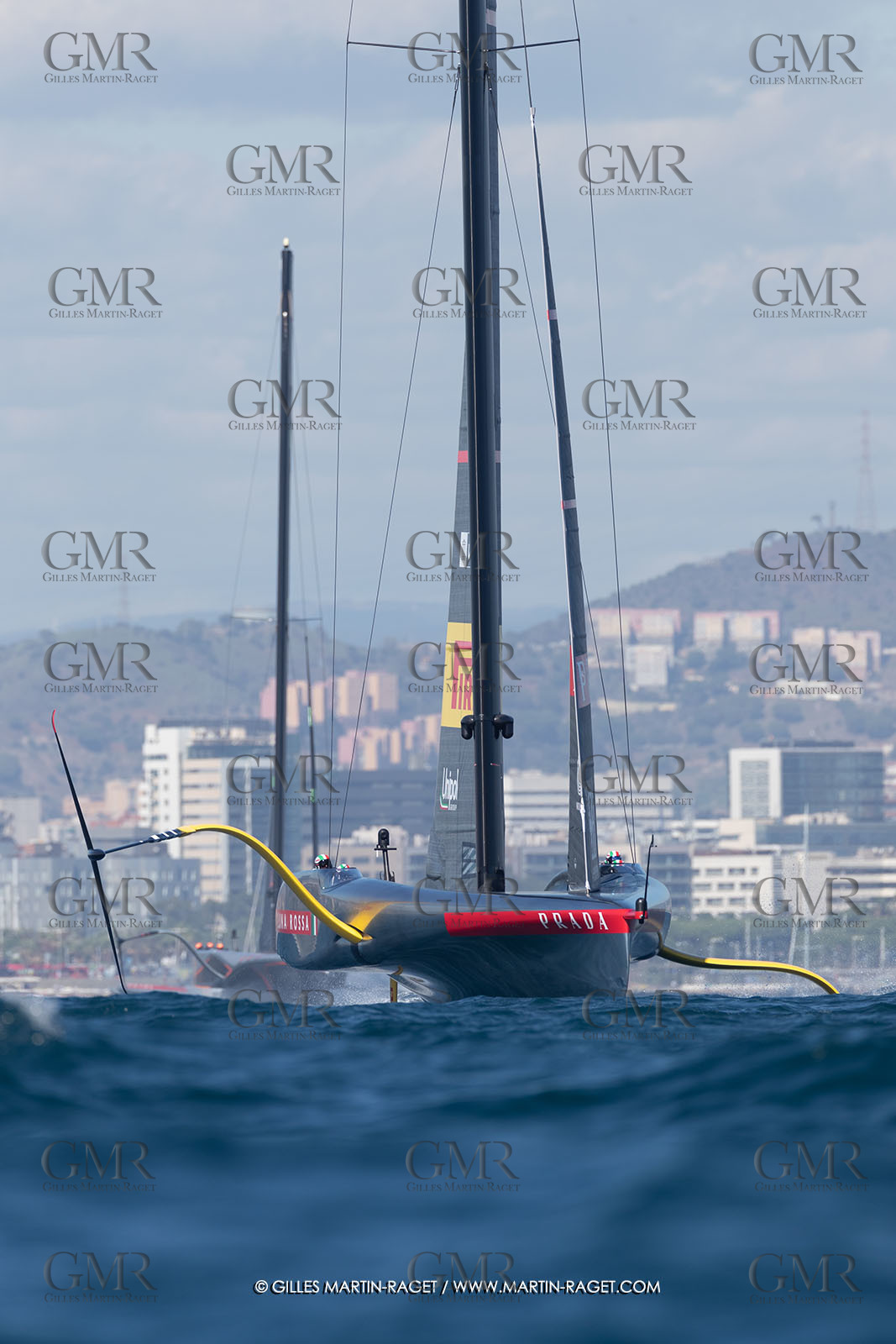 26 09 2024, Barcelona (ESP), 37th America's Cup, Louis Vuitton Cup Final, Race Day 1