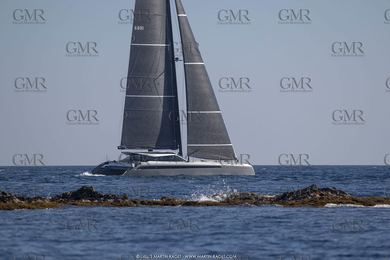16 02 2019, Porquerolles (FRA,83), Gunboat 68 sail testing  3