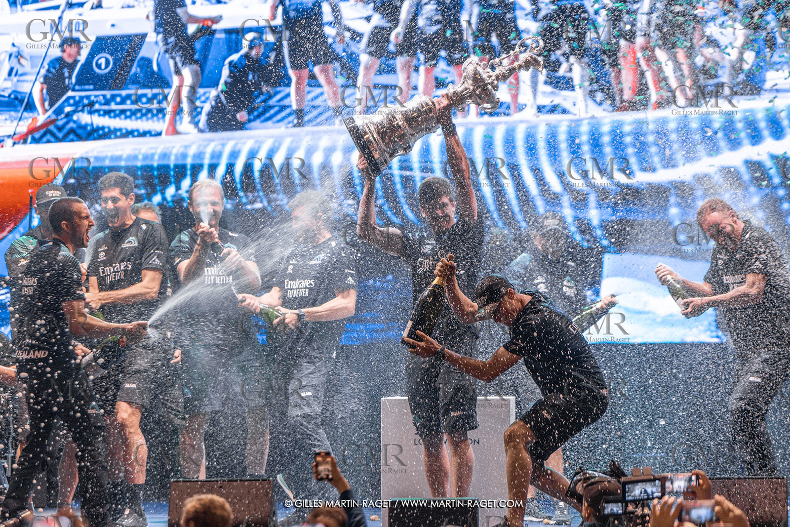 19 10 2024, Barcelona (ESP), Louis Vuitton 37th America's Cup, Final Match, Race Day 6 , Prizegiving