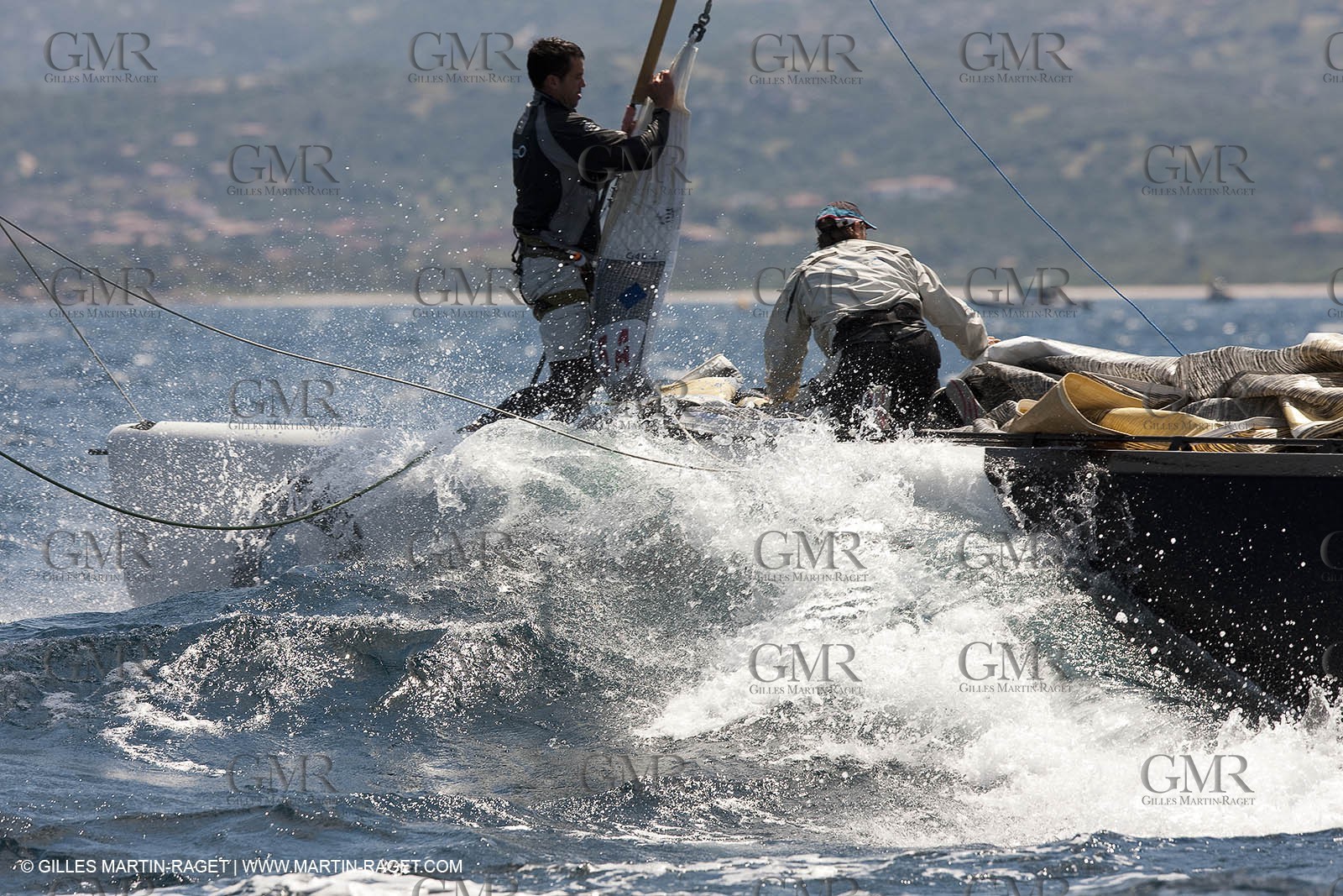 19 05 2010 - La Maddalena (ITA, Sardinia) Louis Vuitton Trophy - BMW ORACLE Racing - Training