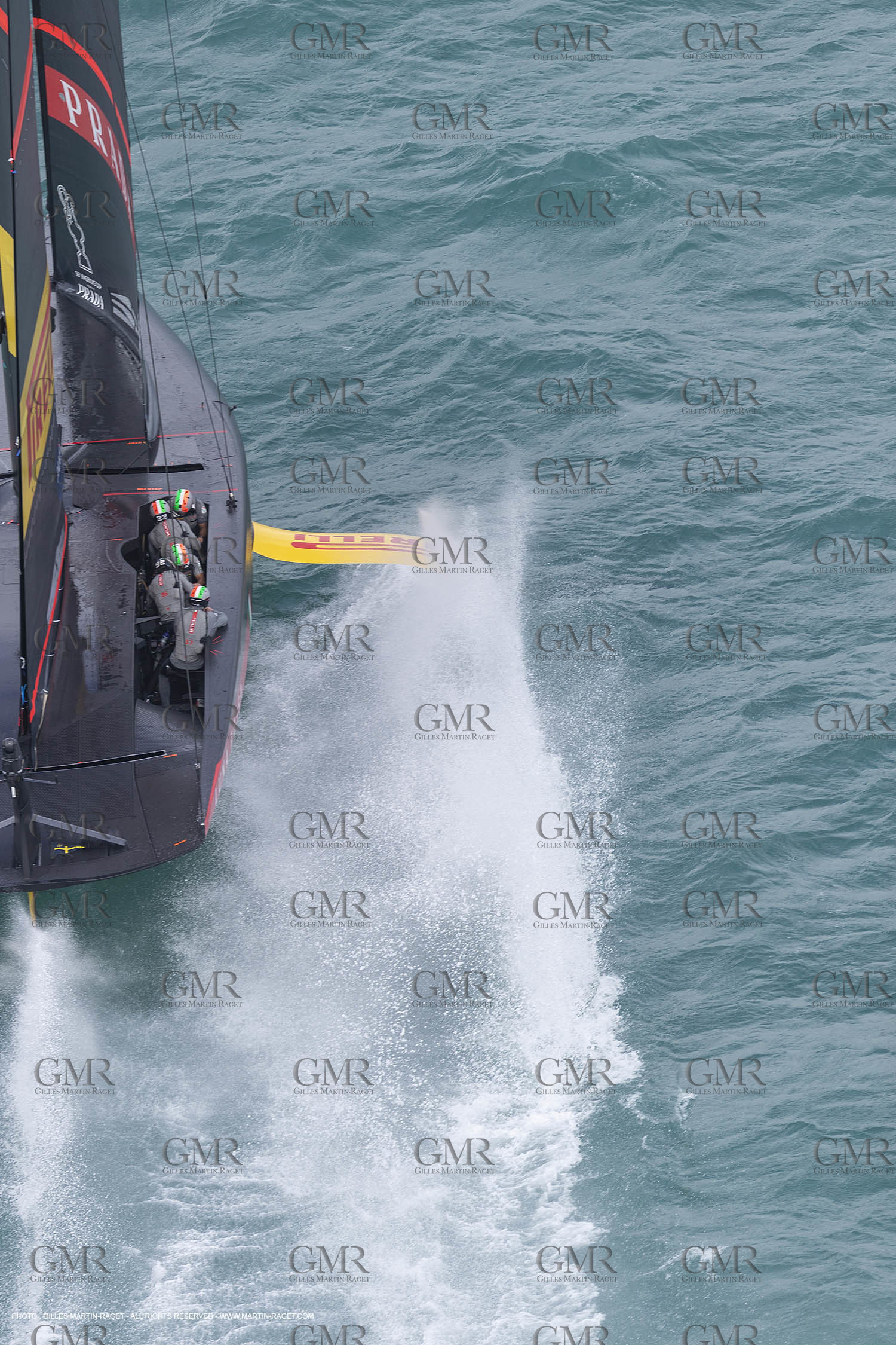 10 12 2020 - Auckland (NZL) - 36th America's Cup - Practice Sessions - Day 2 -Luna Rossa Prada Pirelli Team