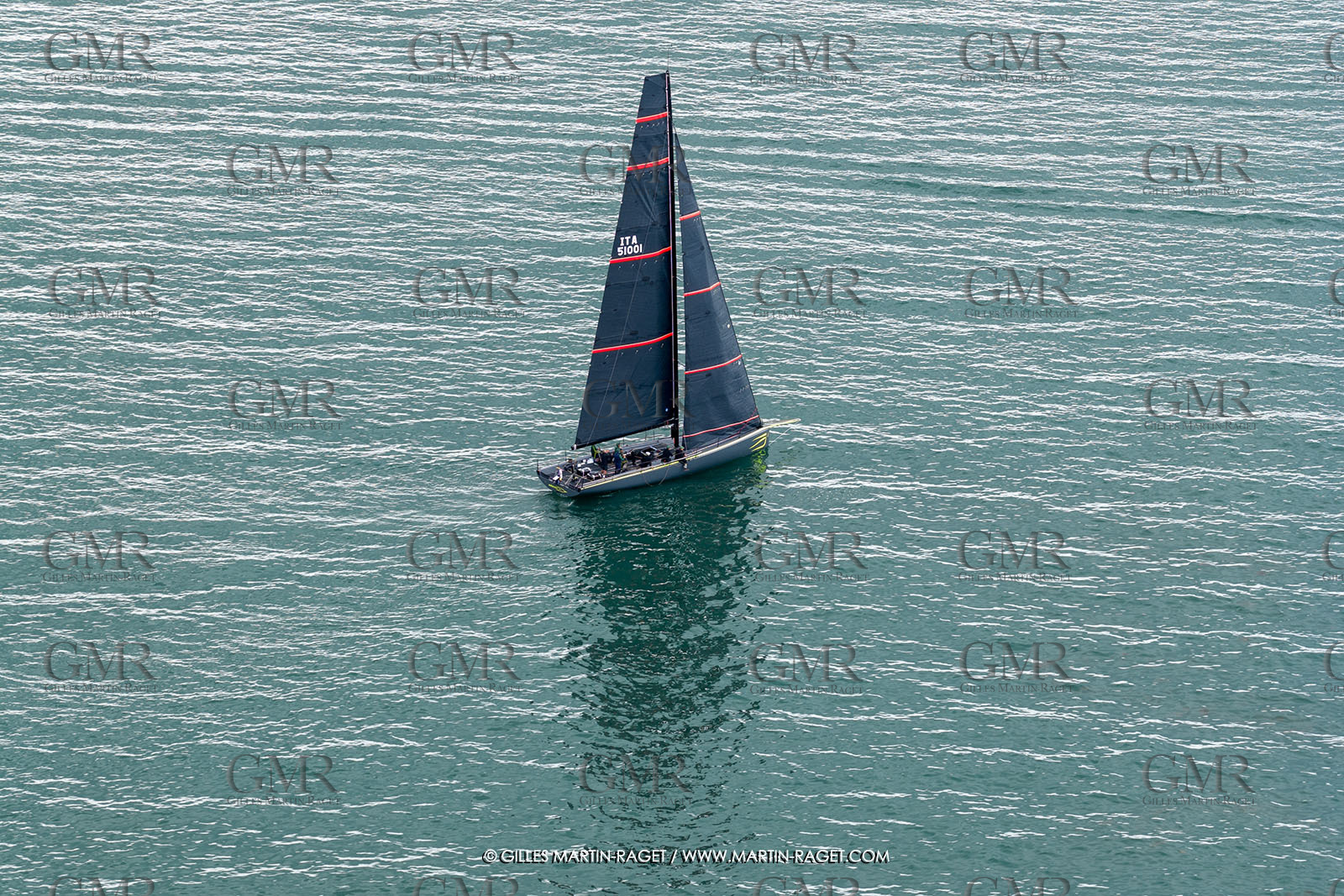 19 07 2025, Cowes (UK, IOW), Admiral's Cup 2025, Channel Race Start, Django WR51, Yacht Club Coasta Smeralda - ITA