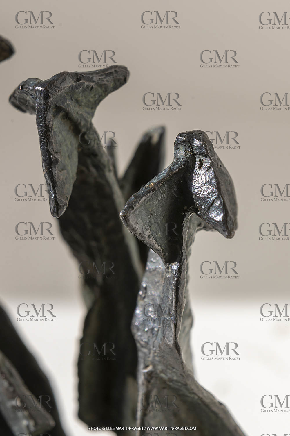 19 02 2020, Marseille (FRA,13), Oeuvre de Germaine Richier, Le Crochet ou Hydre 1954, Bronze patiné foncé, Numéroté HC1, Fondeur Susse, Paris, 14 x 13 x 7 cm, Collection particulière
