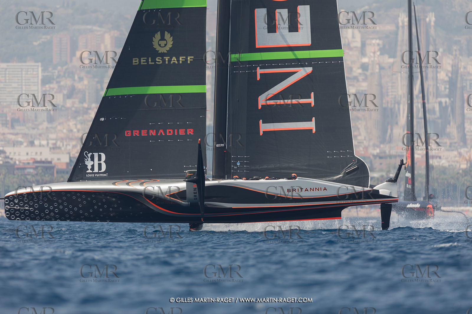 24 08 2024, Barcelona (ESP), Louis Vuitton 37th America's Cup, Louis Vuitton Prelilinary Regatta, Race Day 3