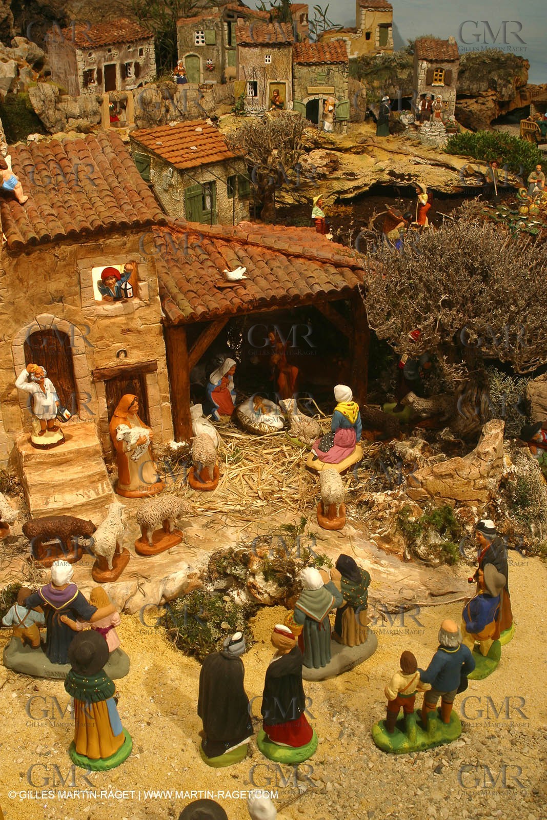 Great crib from les Saintes Maries de la mer (FRA, 13) for Christmas, December 2010