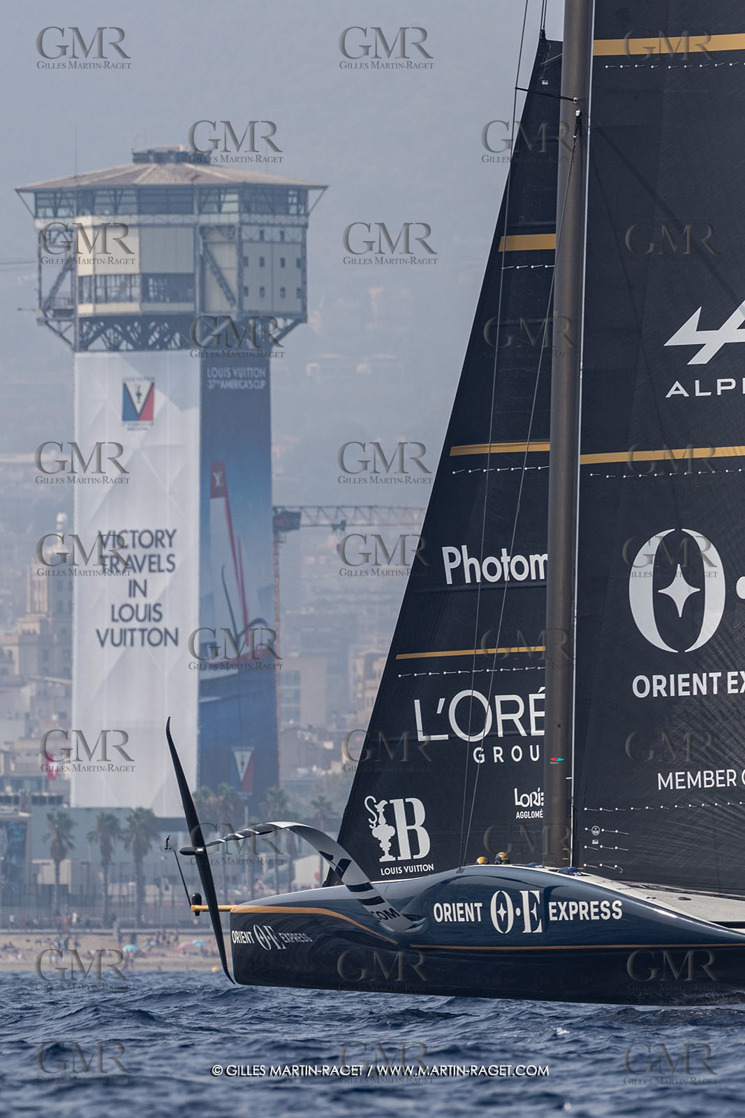 22 08 2024, Barcelona (ESP), Louis Vuitton 37th America's Cup, Louis Vuitton Preliminary Regatta, Race Day 1