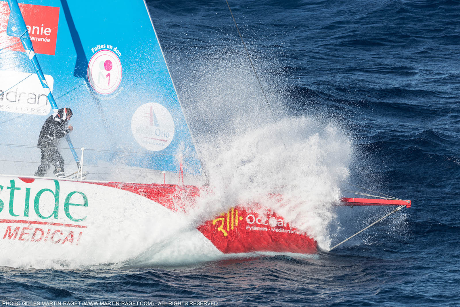 13 07 2017, Port Camargue (FRA,30), Transat Jacques Vabre 2017, Bastide Otio (Kito de Pavant, Yannick Bestaven), offshore trainings