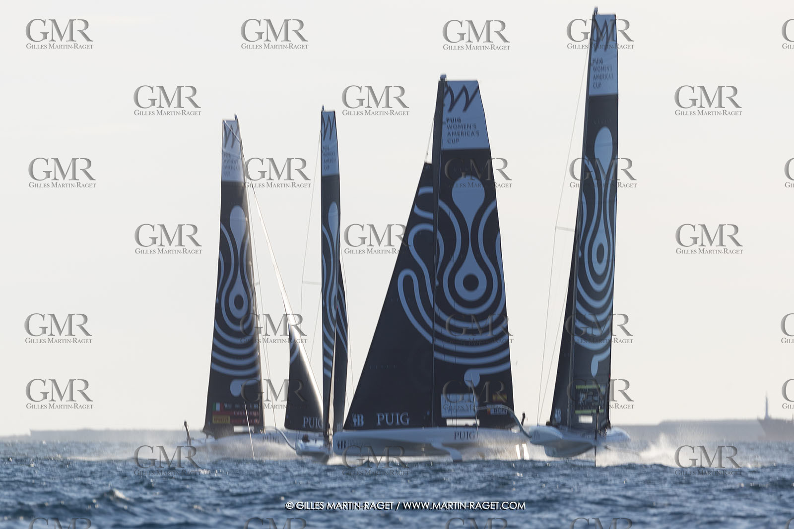 11 10 2024, Barcelona (ESP), Louis Vuitton 37th America's Cup, Puig Women America's Cup, semi finals