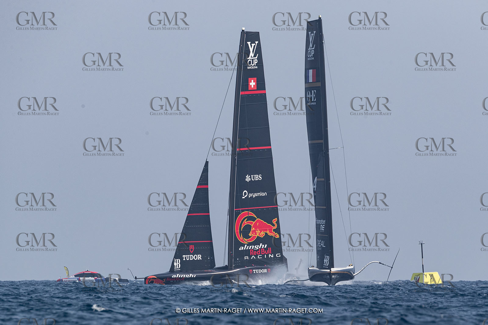 22 08 2024, Barcelona (ESP), Louis Vuitton 37th America's Cup, Louis Vuitton Preliminary Regatta, Race Day 1