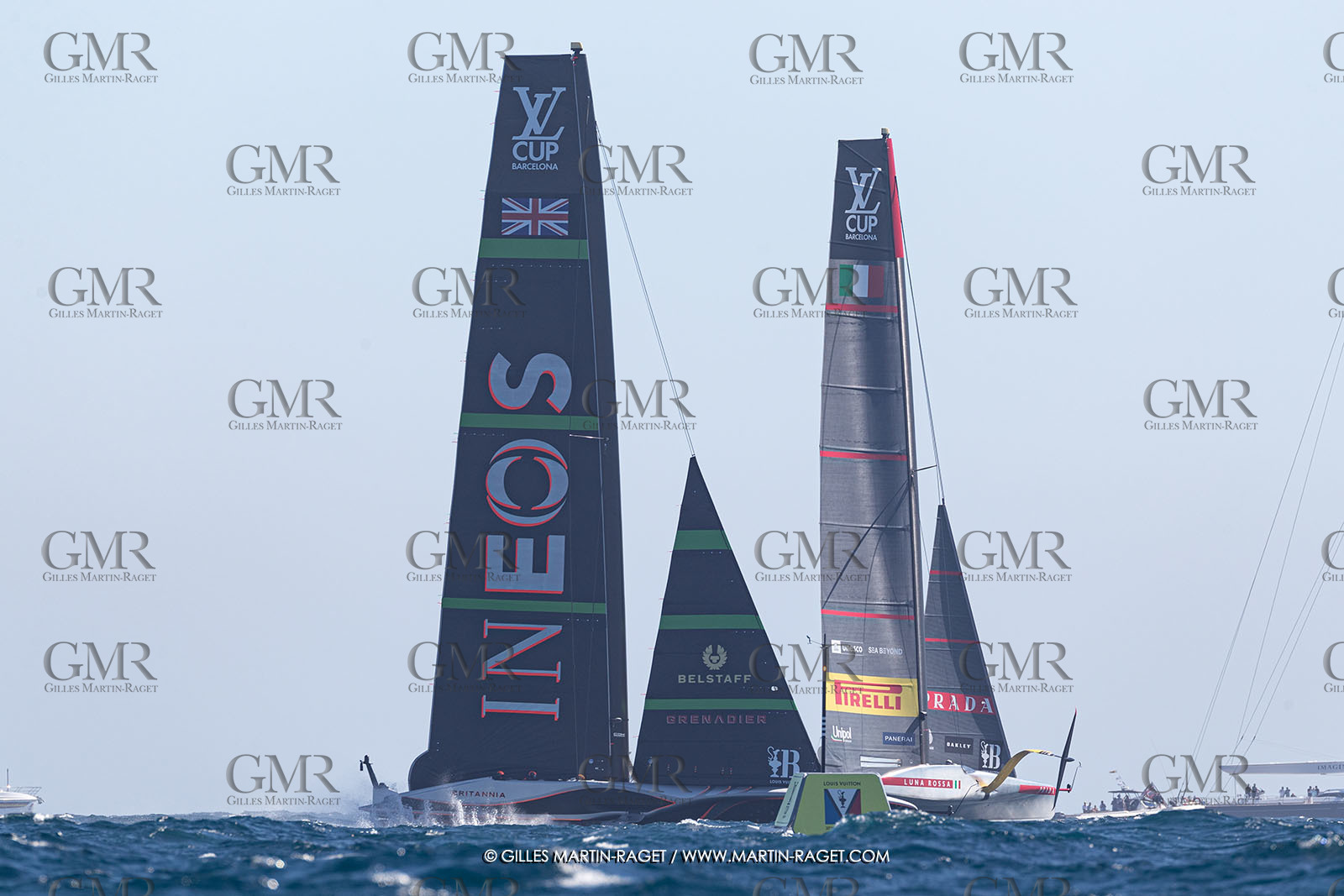 26 09 2024, Barcelona (ESP), 37th America's Cup, Louis Vuitton Cup Final, Race Day 1