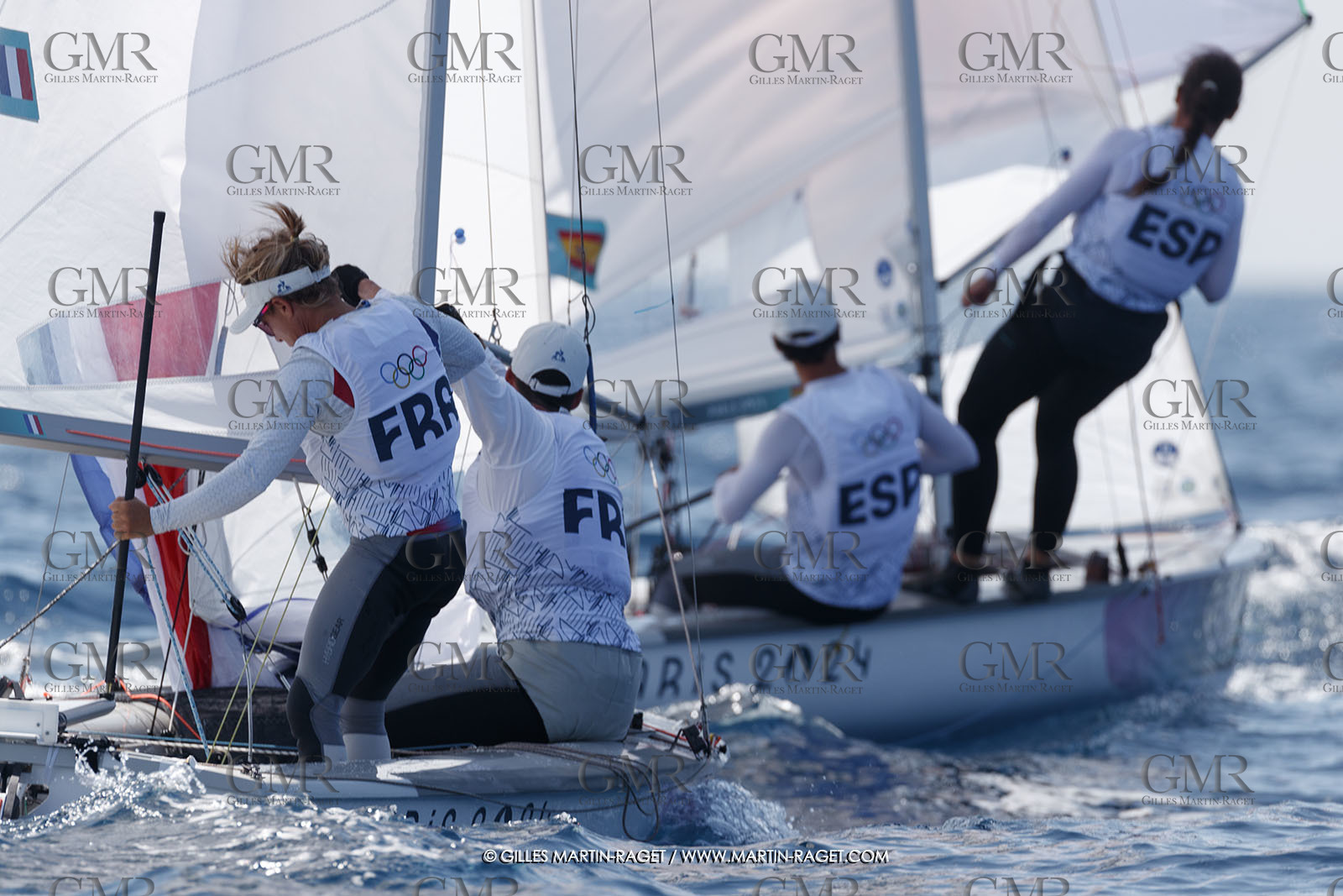 03 08 2024, Marseille (FRA), Paris 2024 Olympic Games, Sailing, Race Day 7