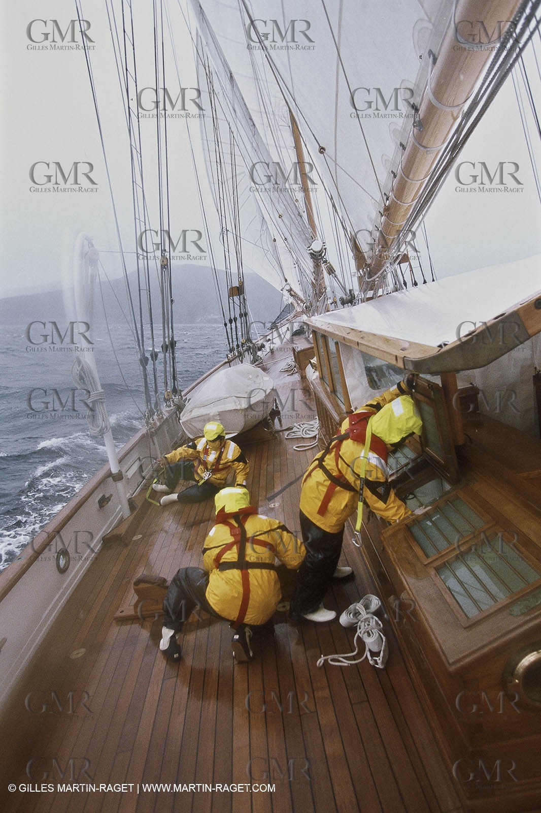 Classic yachts - Shenandoah at Cape Horn