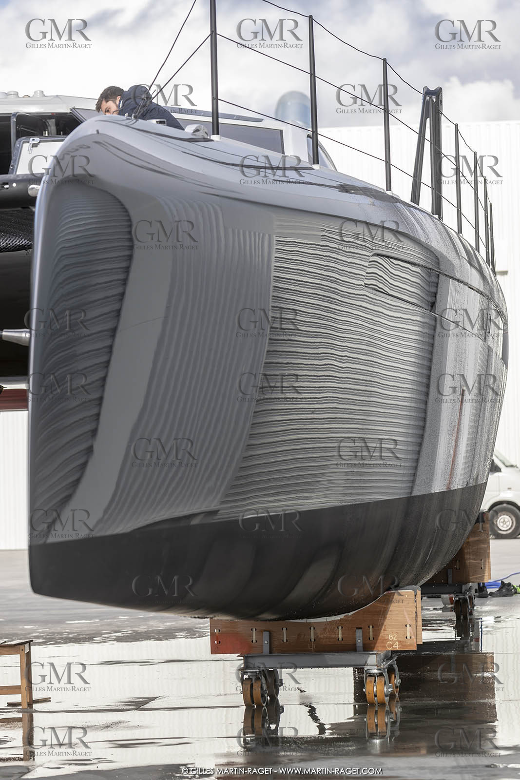 17 01 2018, La Grande Motte (FRA), Gunboat 68  1 launch