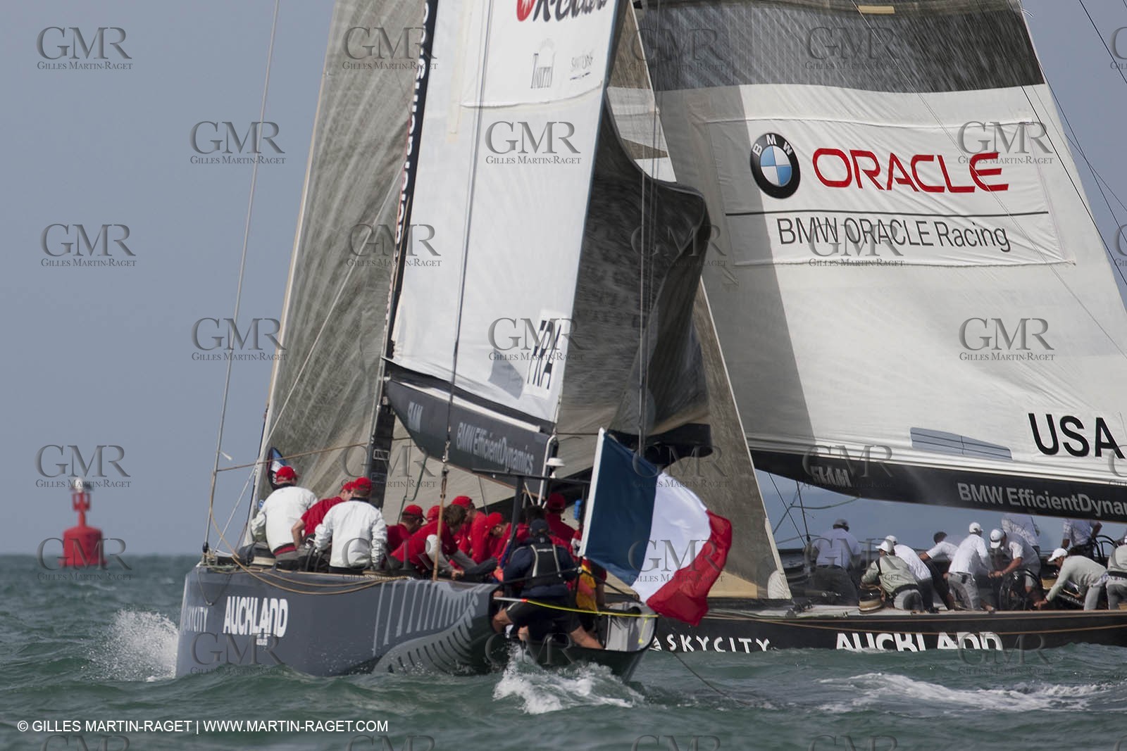 01 02 2009 - Auckland (NZL) -  Louis Vuitton Pacific Series -  Racing Day 3 - Round Robin 1