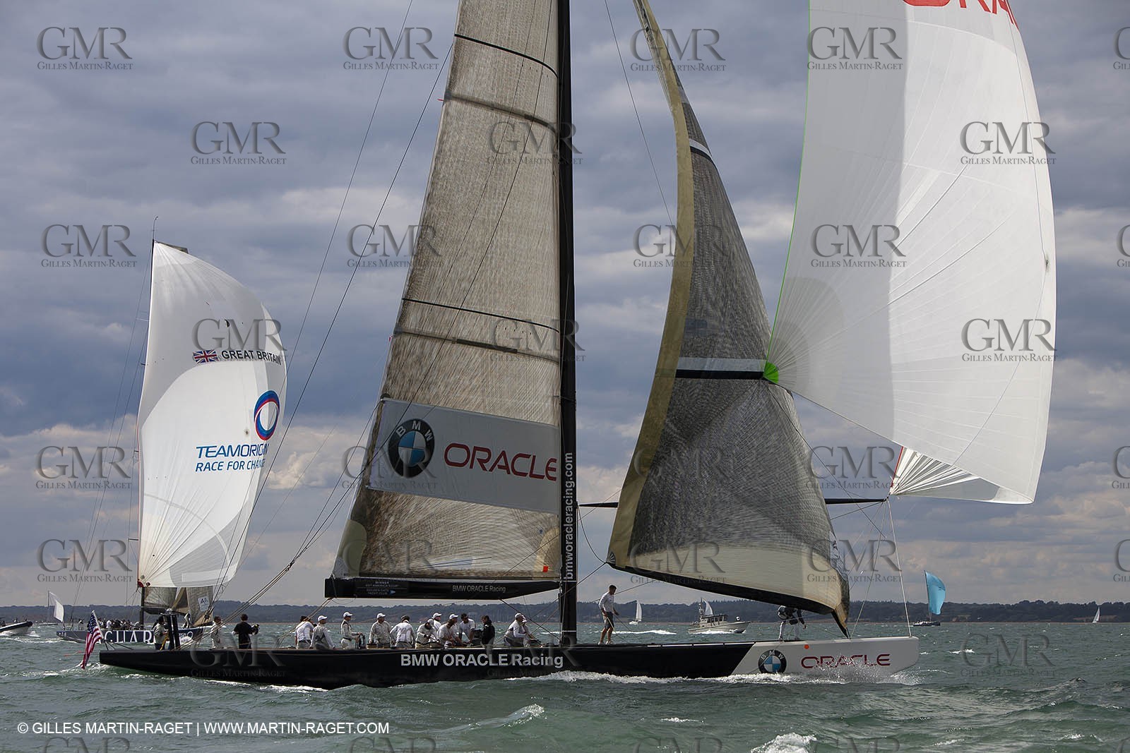 02 08 2010 - Cowes (UK, IOW) 1851 Cup -  BMW ORACLE Racing - Training Day.