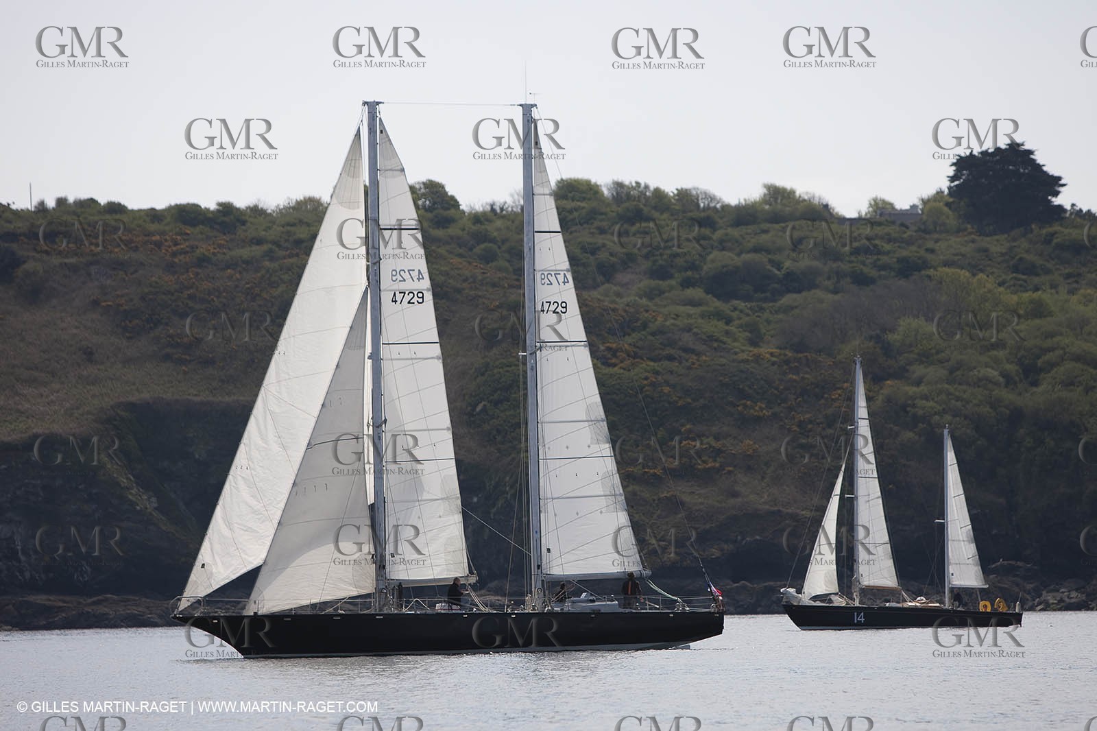 19 05 2010- Brest  - (FRA,56)  -  Les Pen Duick in Brest bay