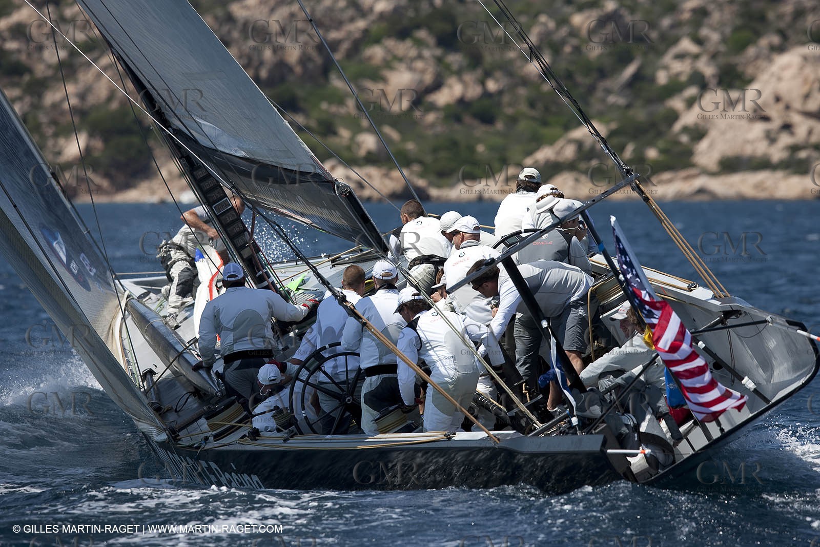 19 05 2010 - La Maddalena (ITA, Sardinia) Louis Vuitton Trophy - BMW ORACLE Racing - Training