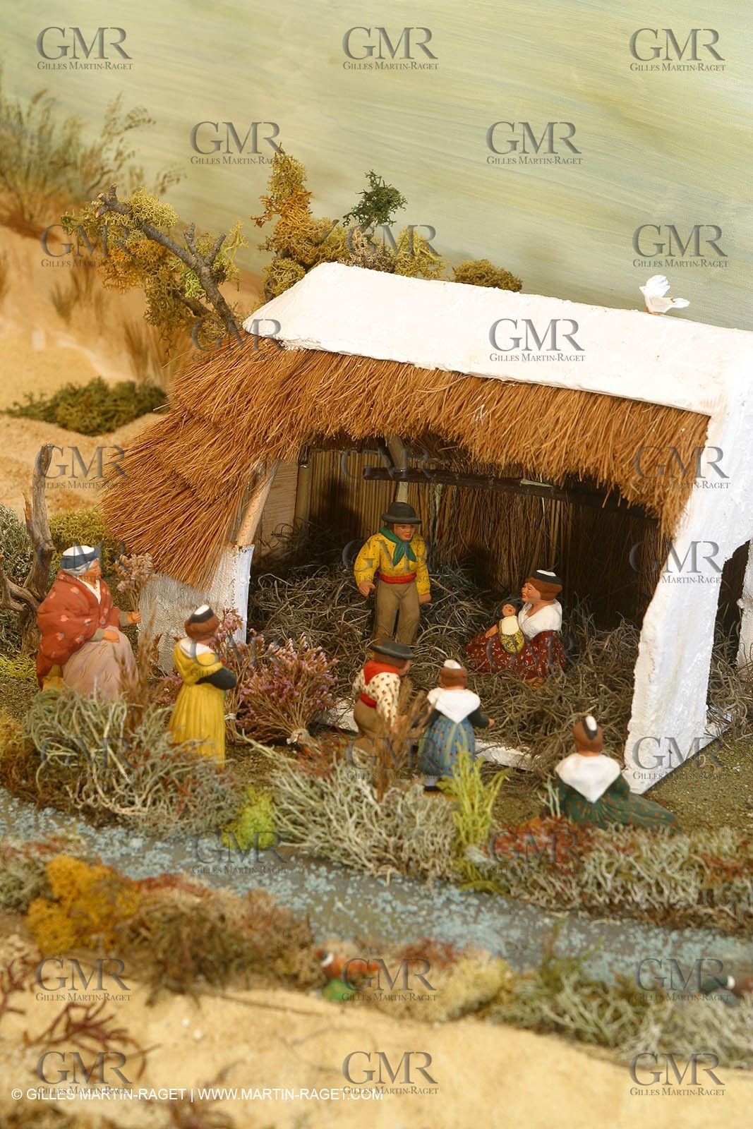 Great crib from les Saintes Maries de la mer (FRA, 13) for Christmas, December 2010