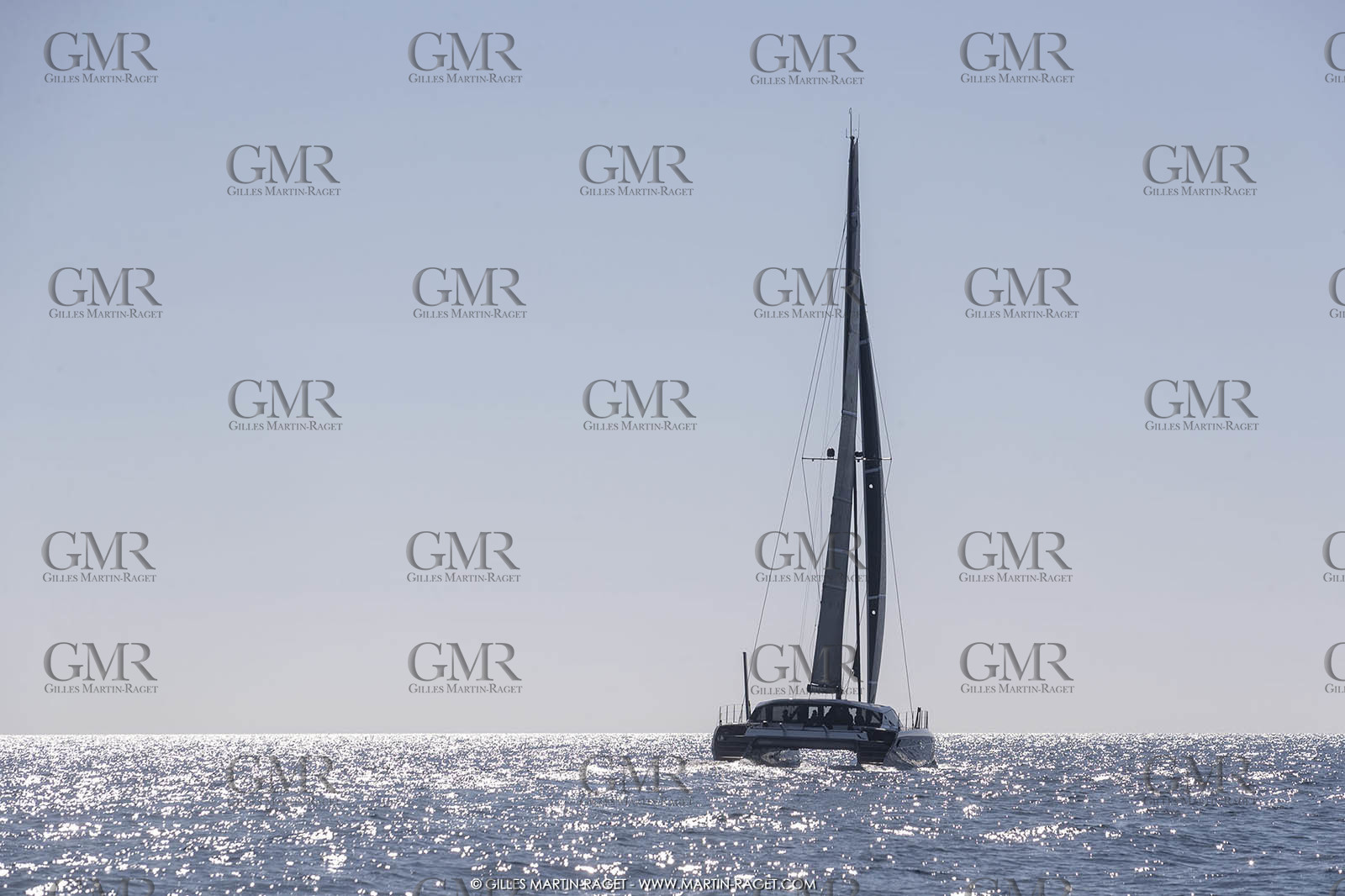16 02 2019, Porquerolles (FRA,83), Gunboat 68 sail testing  3