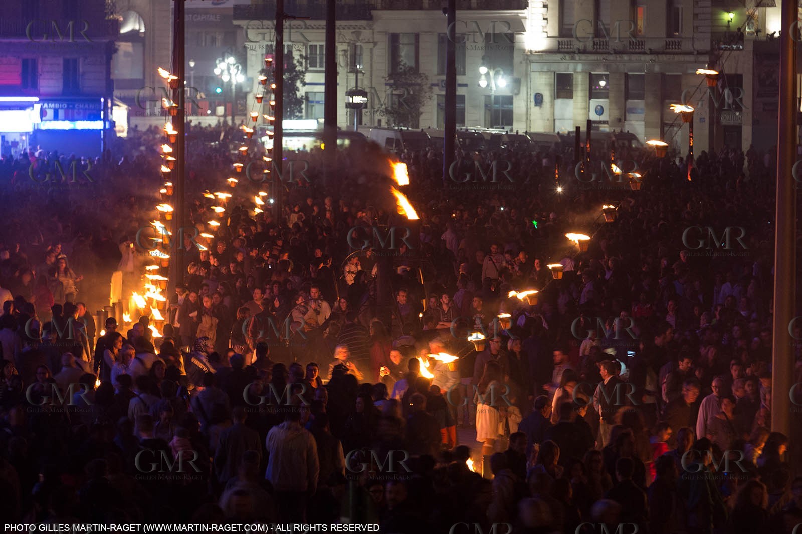 03 05 2013 - Marseille (FRA,13) - Marseille Provence 2013, Historical port Illumination by Company Carabosse