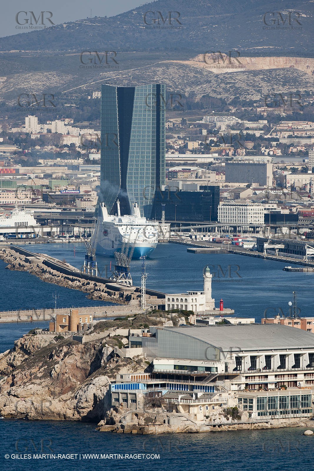 14 01 2012 - Marseille (FRA,13) - La Meridionale shipping company - the Piana off Marseille and the Calanques