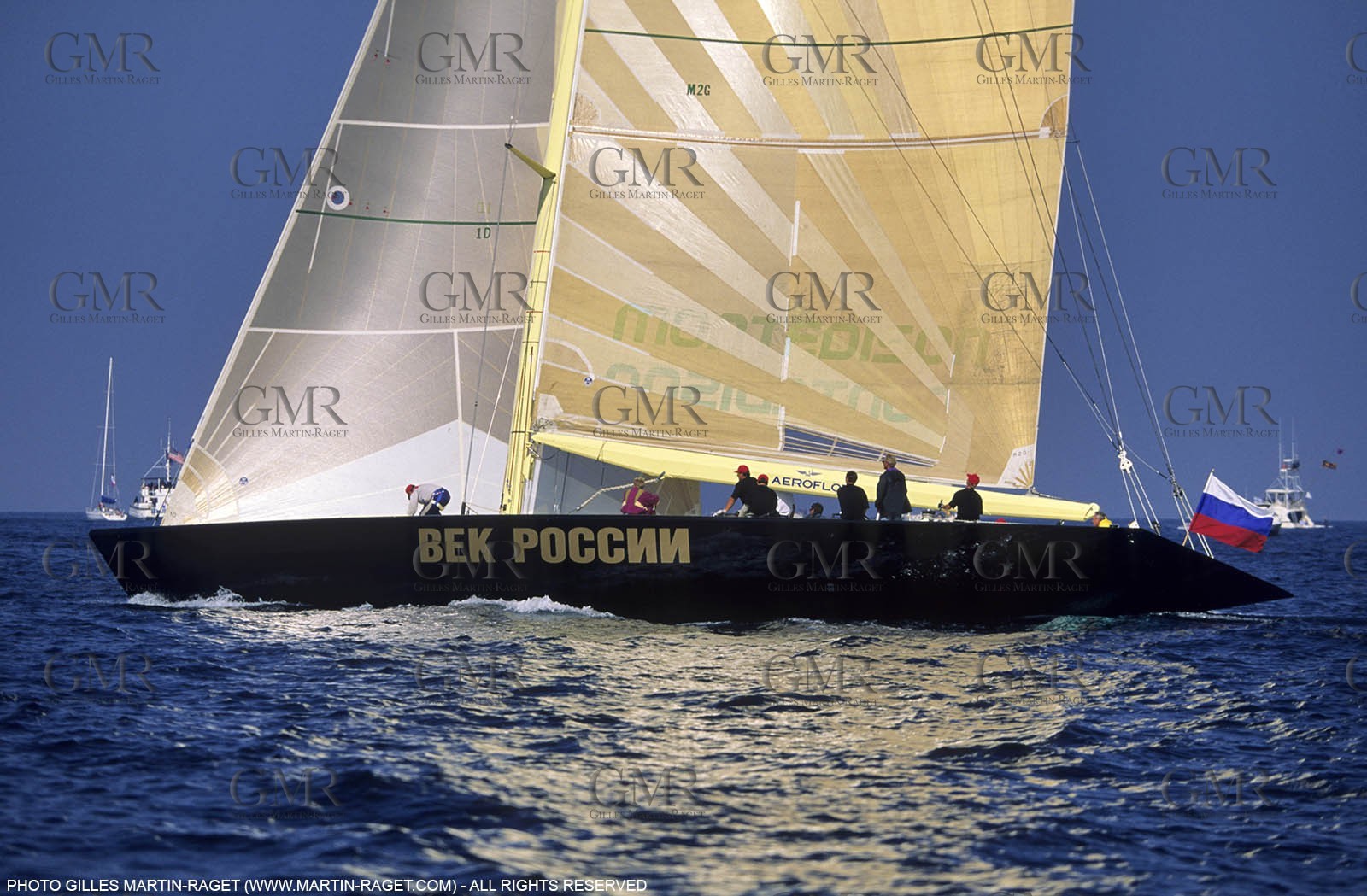 America's cup - San Diego 1995 - Russian entry at the 1994 worlds