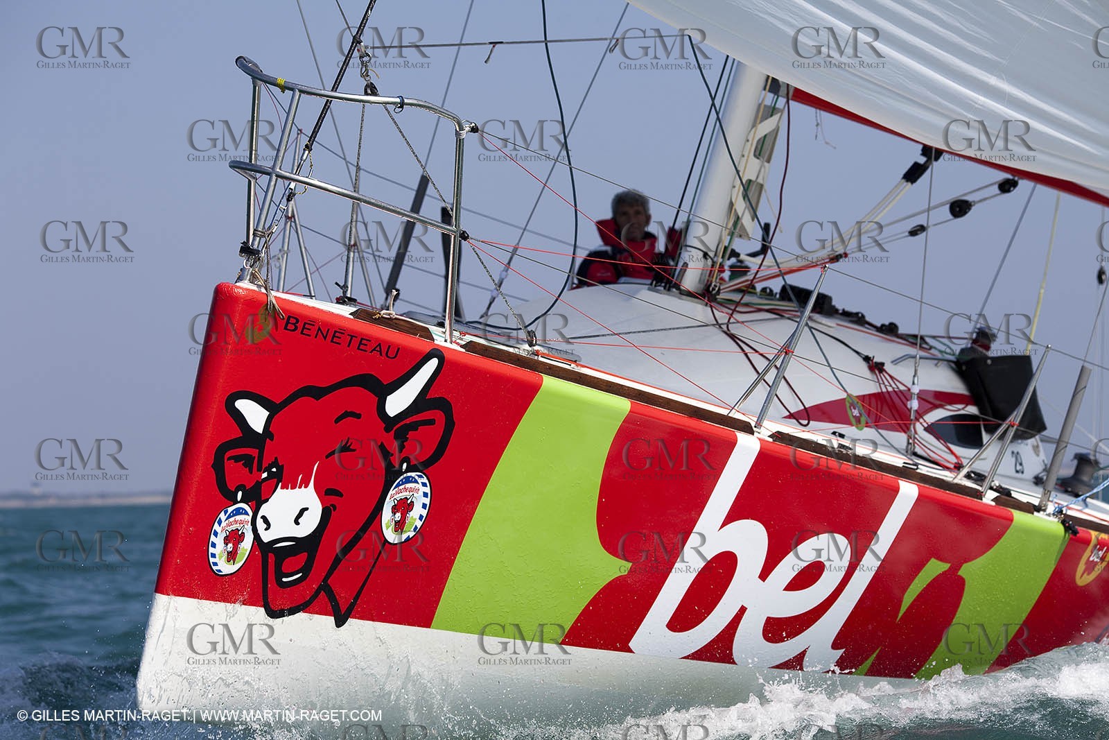 13 03 2010 -  La Grande Motte   Port Camargue (FRA) - Groupe Bel - Kito de Pavant   Sebastien Audigane training for Transat AG2R