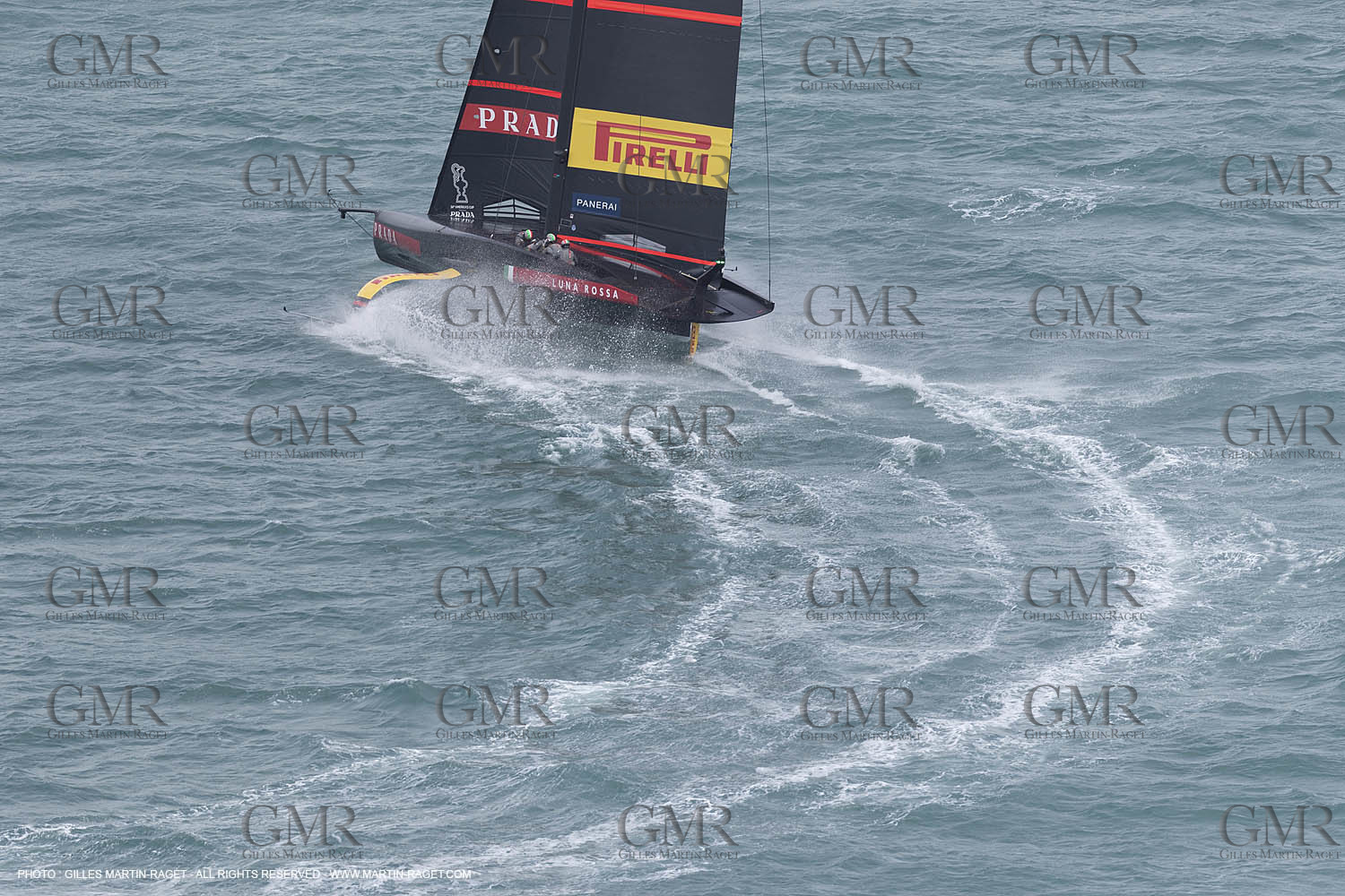 10 12 2020 - Auckland (NZL) - 36th America's Cup - Practice Sessions - Day 2 -Luna Rossa Prada Pirelli Team