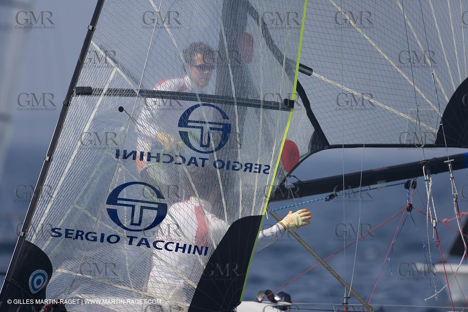 23 04 2007 - 2007 Semaine Olympique Française - Hyères (South of France) - Day 2 - Team France - 49er - MONTEAU - GUILLOU Damien