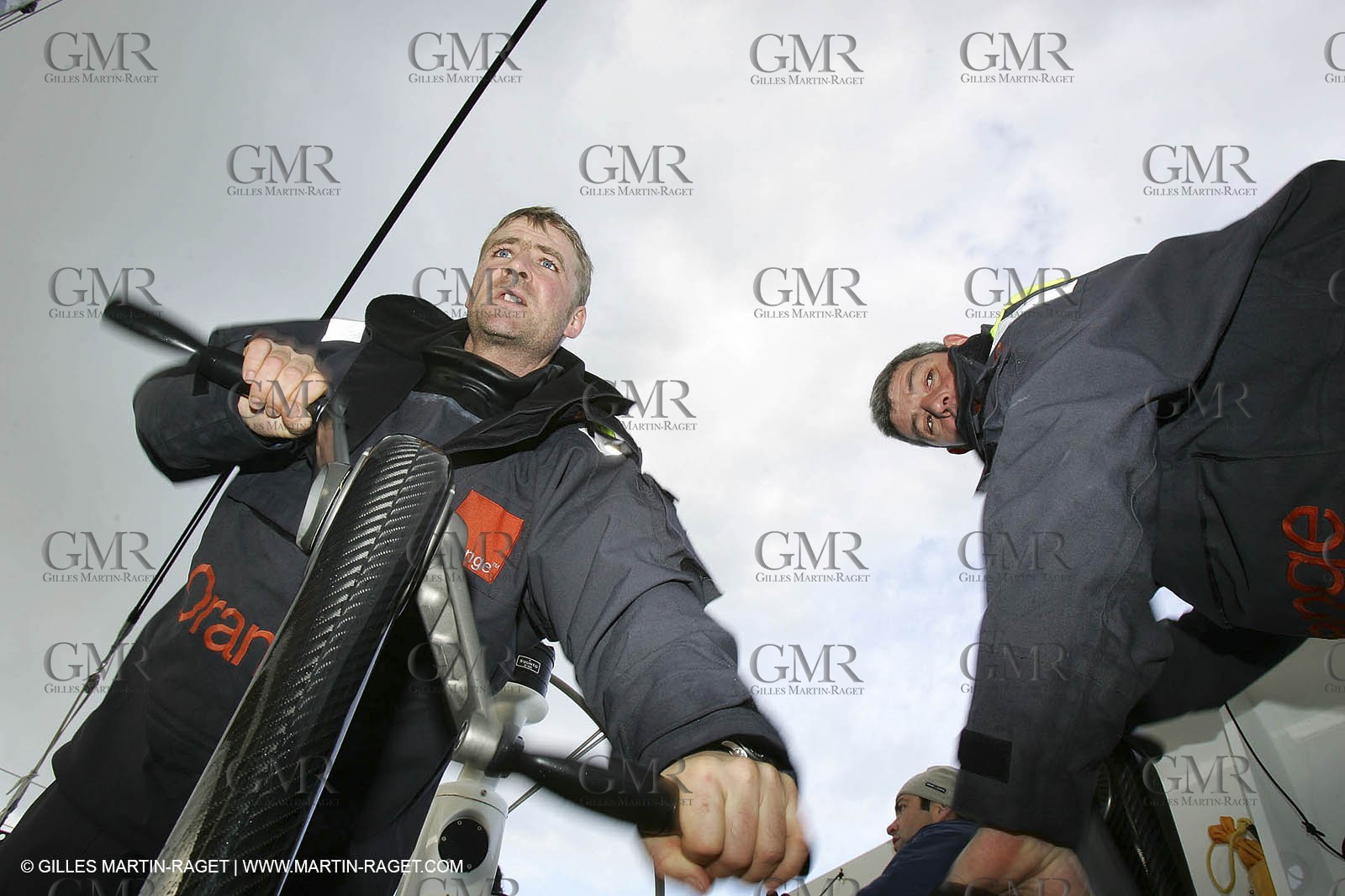 Orange II  - 2005 Jules Verne Trophy - Training in Bay of Biscay -Yann Eliès -