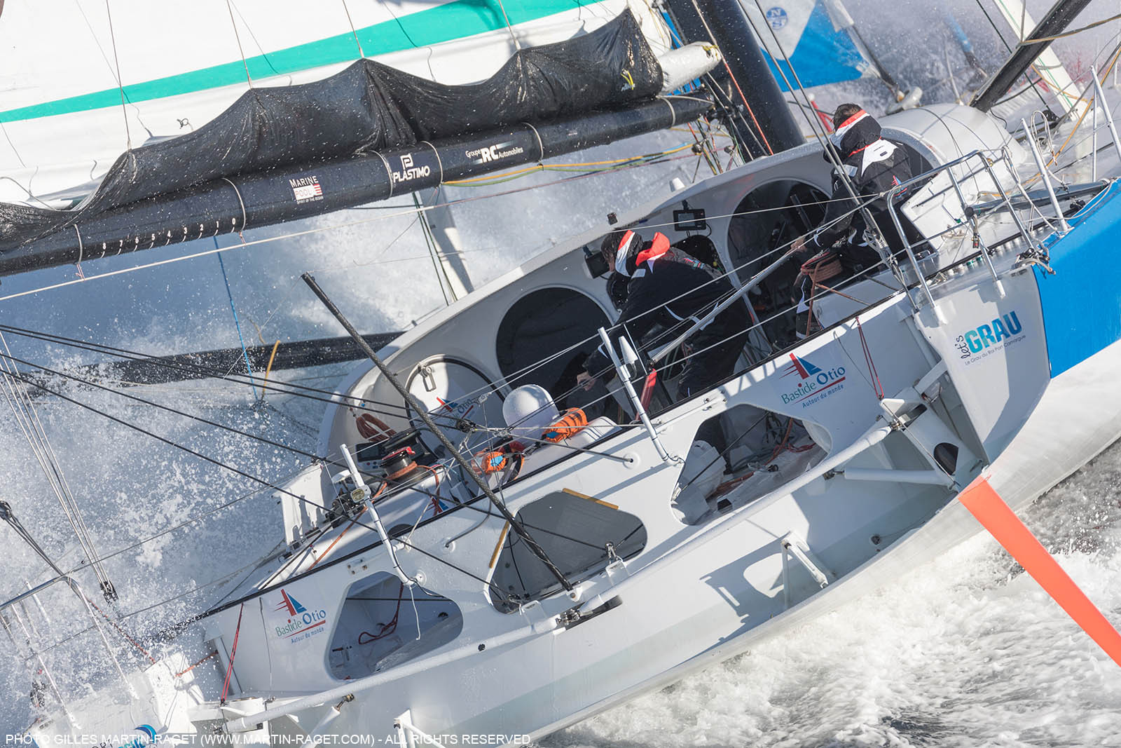 13 07 2017, Port Camargue (FRA,30), Transat Jacques Vabre 2017, Bastide Otio (Kito de Pavant, Yannick Bestaven), offshore trainings