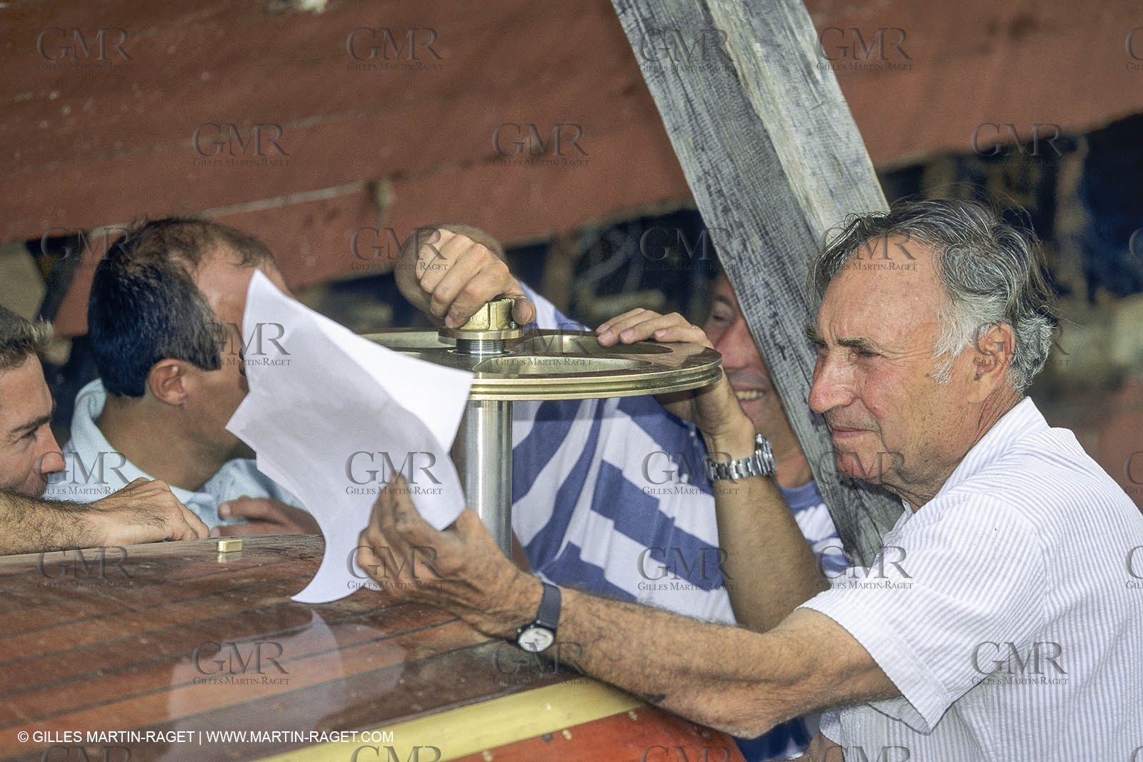 motor boats, claissc runabouts, cefit or Sagitta at Trapani boatyard (Cassis, FRA,13)