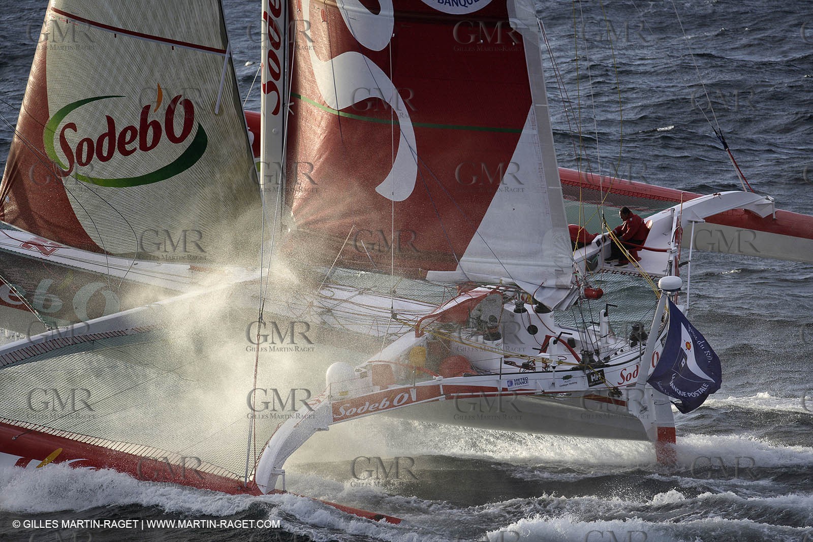 11 10 2008  -Lorient (FRA)  -  Multis Orma - Sodebo (Thomas Coville) - Route du Rhum 2006 training