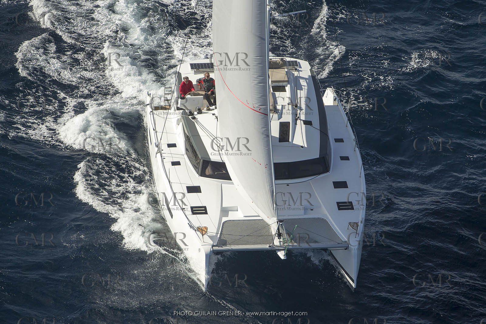 Saona 47 - Fountaine Pajot - shooting helico - 7 6 2017 - Photo Guilain Grenier