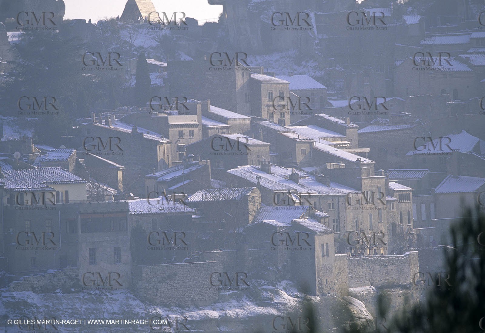 Provence under snow