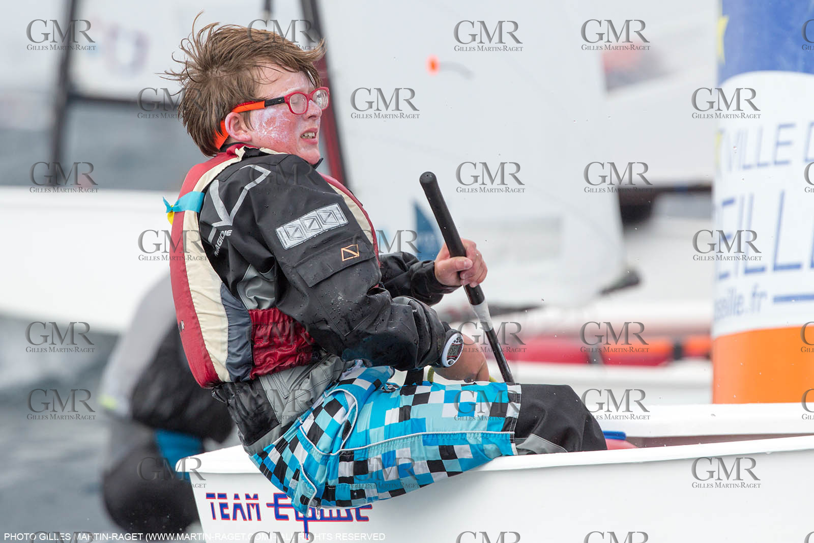 15 04 2016, Marseille (FRA,13), SNIM Dériveurs, Coupe Internationale de Printemps Optimist, Final Day