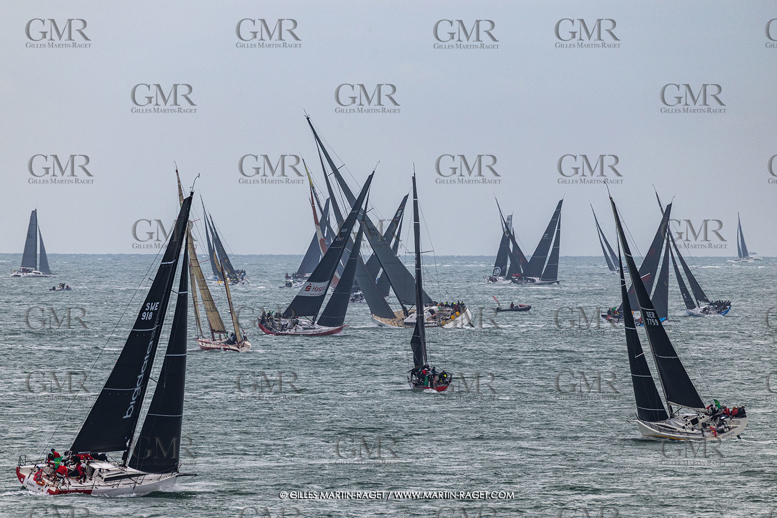 26 07 2025, Cowes (UK, IOW), Admiral's Cup 2025, Rolex Fastnet Race start,
