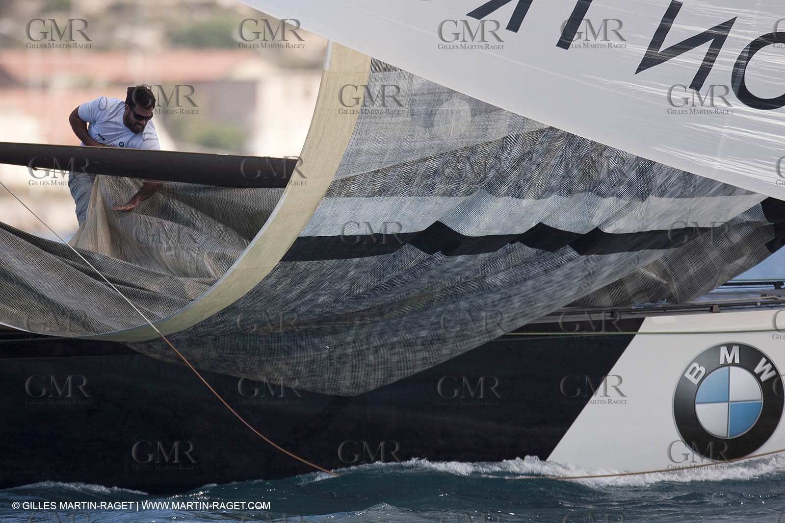 18 05 2010 - La Maddalena (ITA, Sardinia) Louis Vuitton Trophy - BMW ORACLE Racing - Training